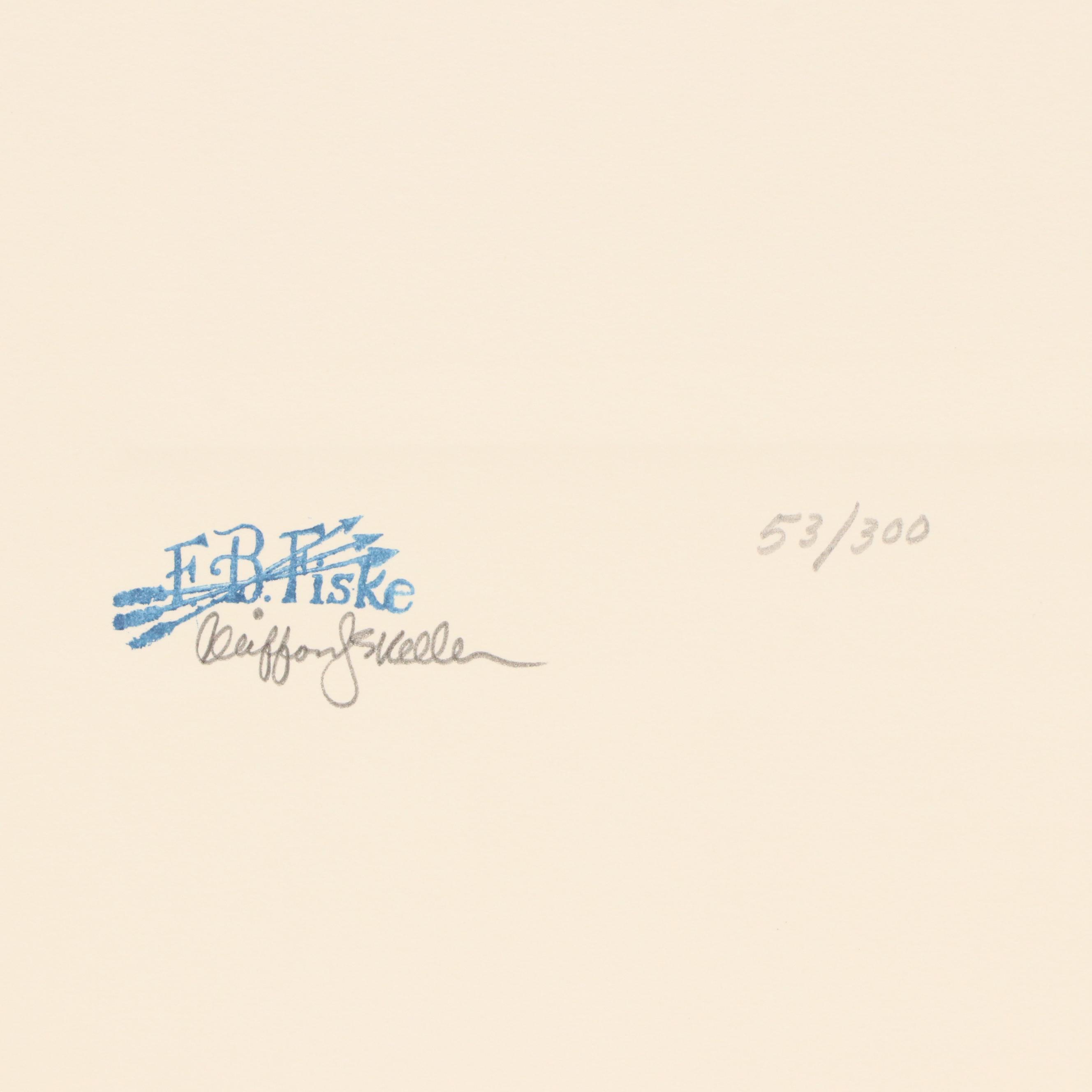 Frank Bennett Fiske Posthumous Photograph of Native American "Chief Red Fish"