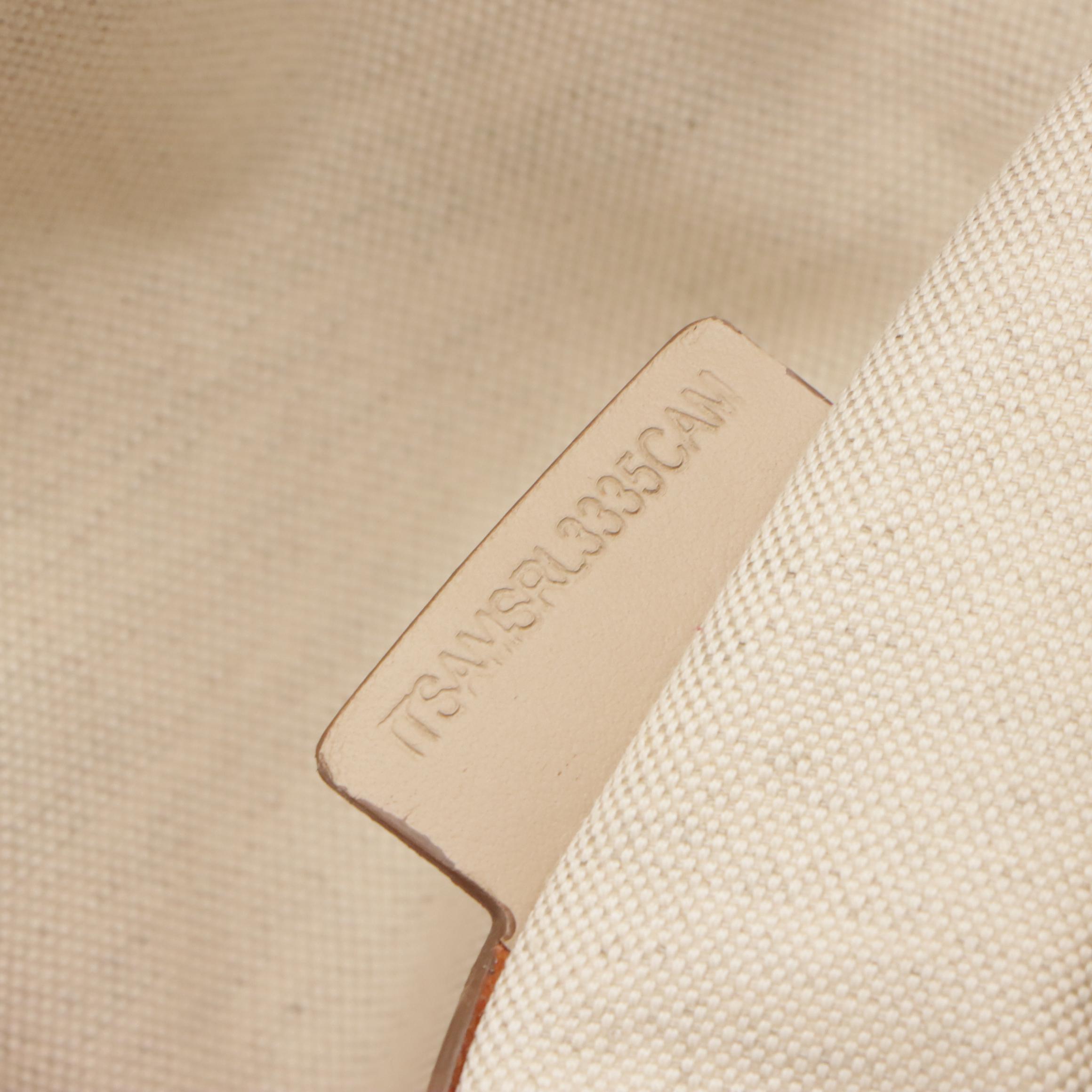 Burberry Beach Tote in Dusty Sand/Soft Fawn Check Canvas and Leather, With Tags