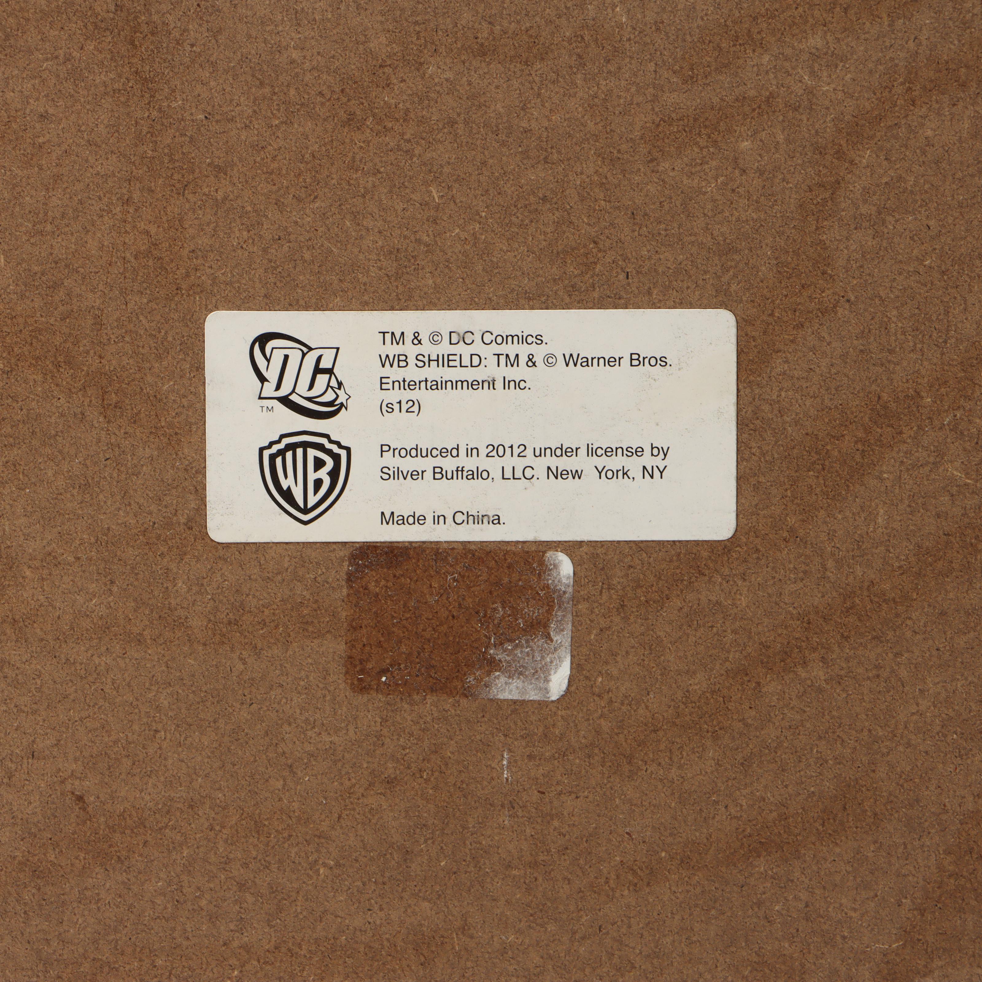 Warner Bros DC Comics Batman Comic Book Cover Wood Signs with Cork Coasters