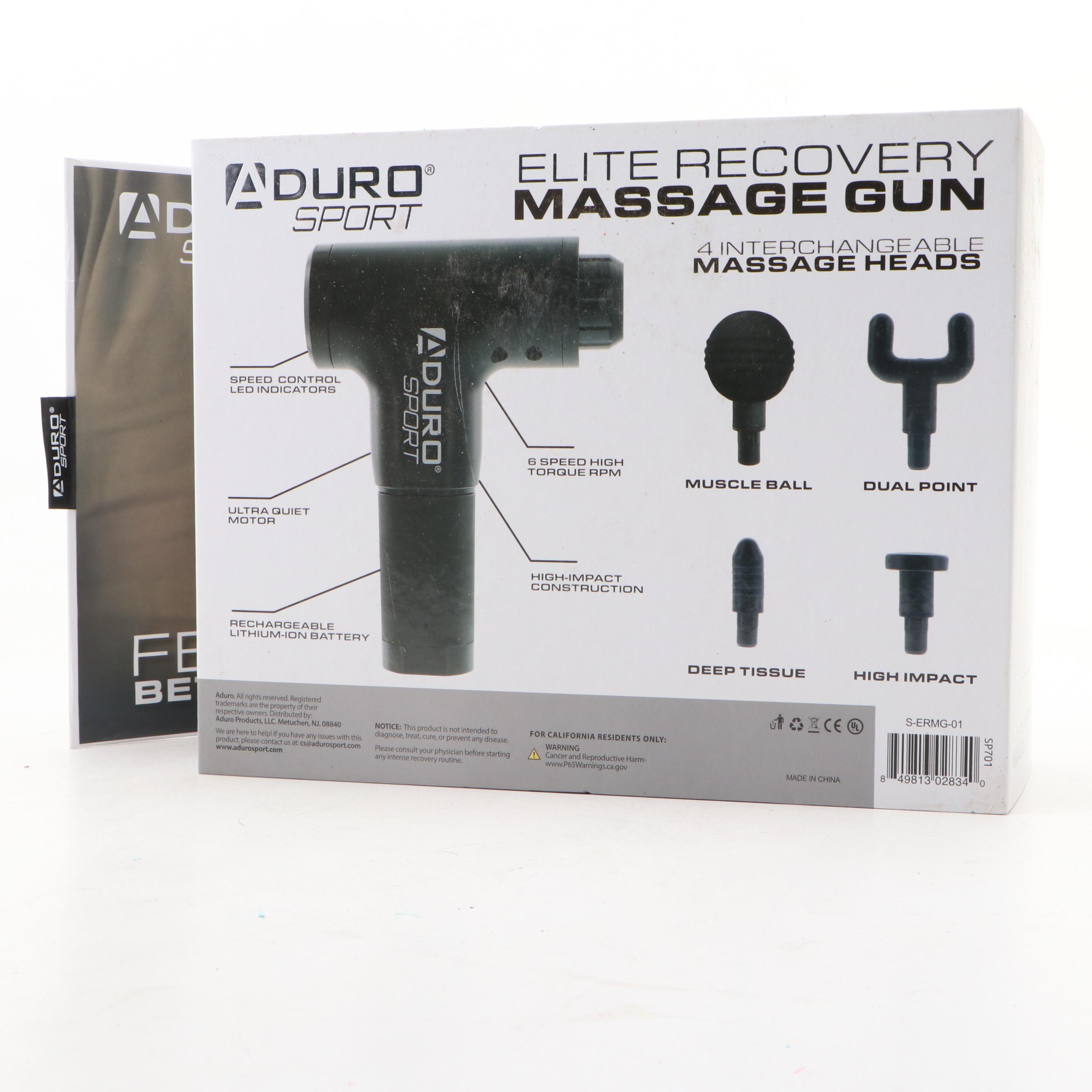 Aduro Sport Elite Recovery Massage Gun