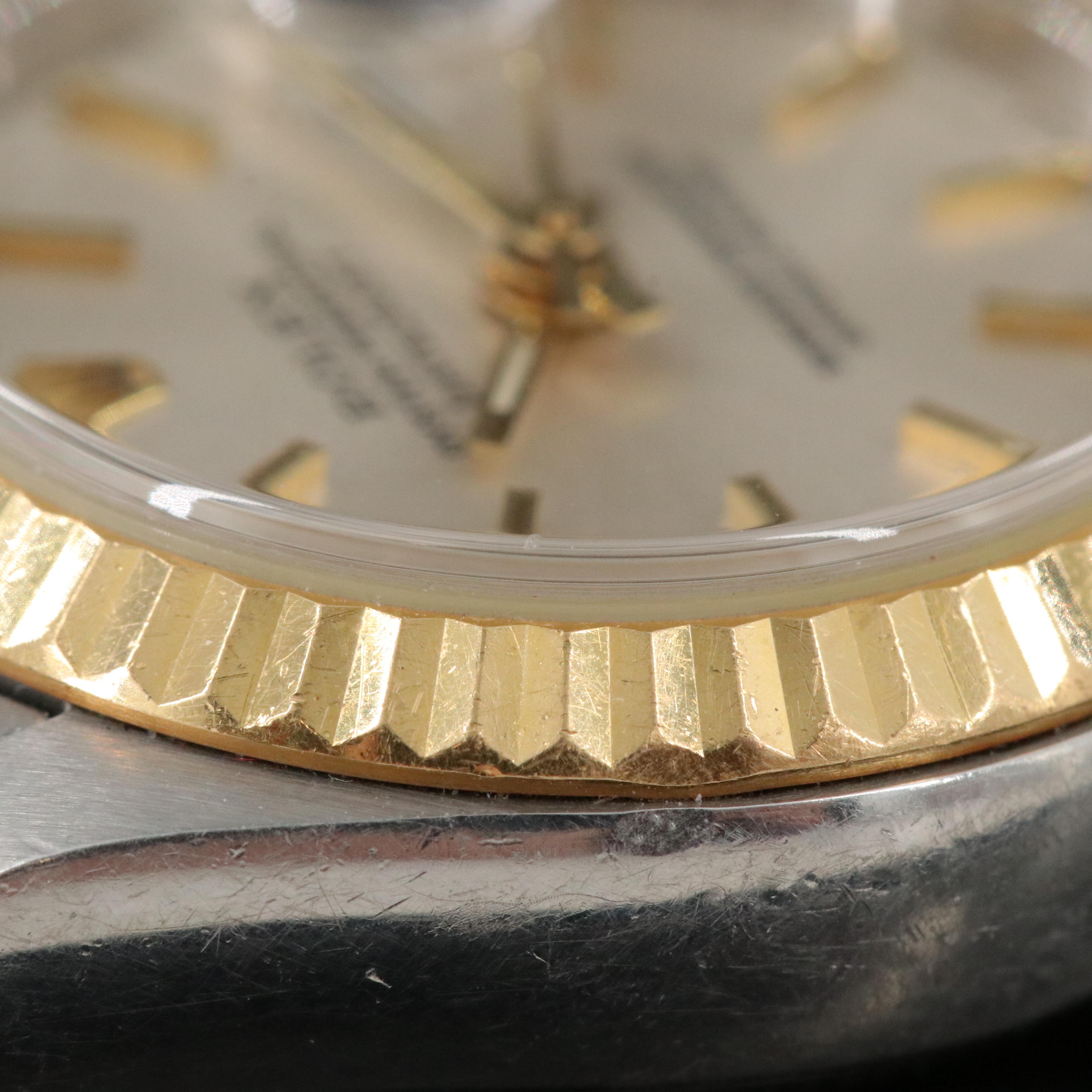 Rolex Datejust 79173 Silver Dial 26mm 18K & Steel Automatic Watch