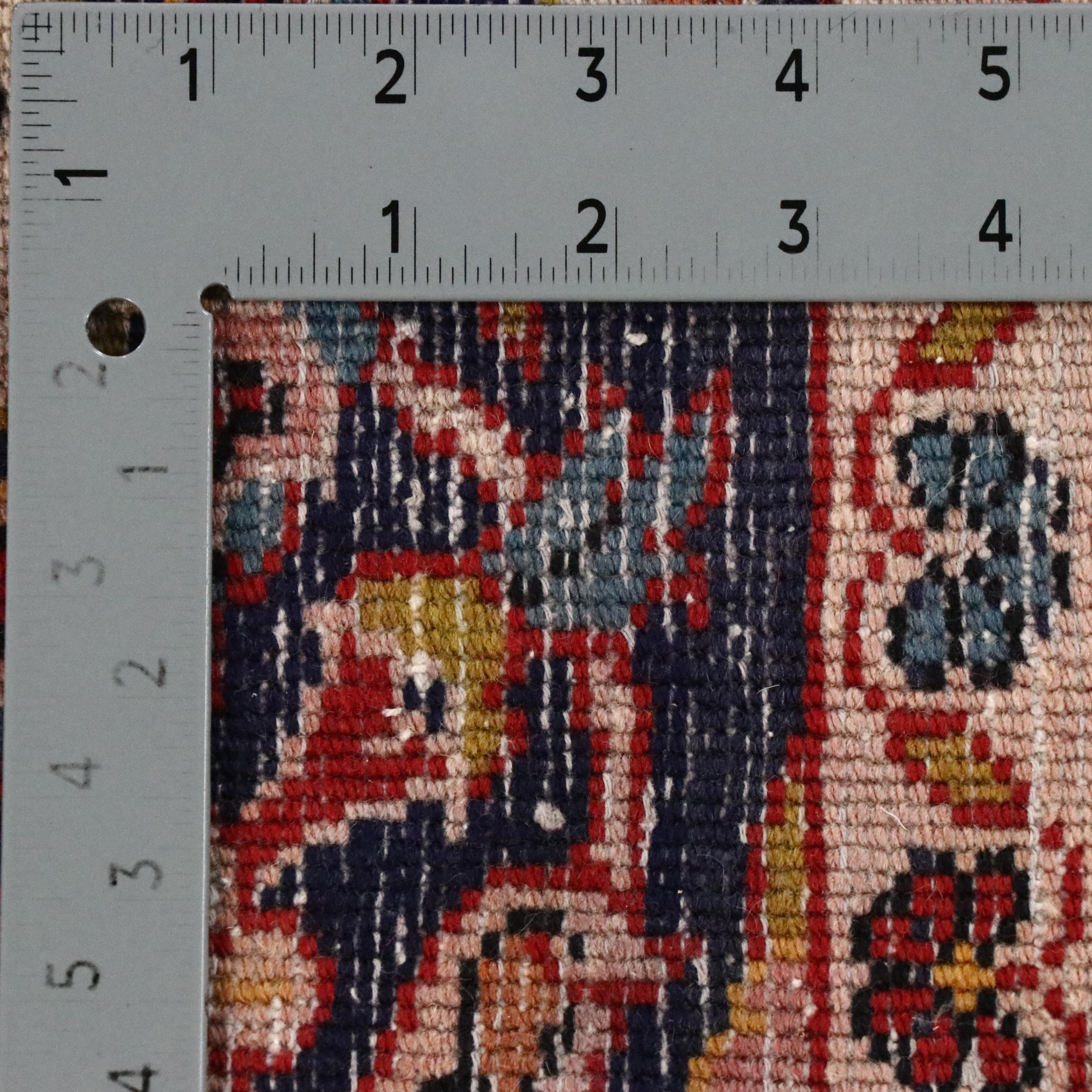 9'6 x 12'9 Hand-Knotted Persian Kashan Room-Sized Rug