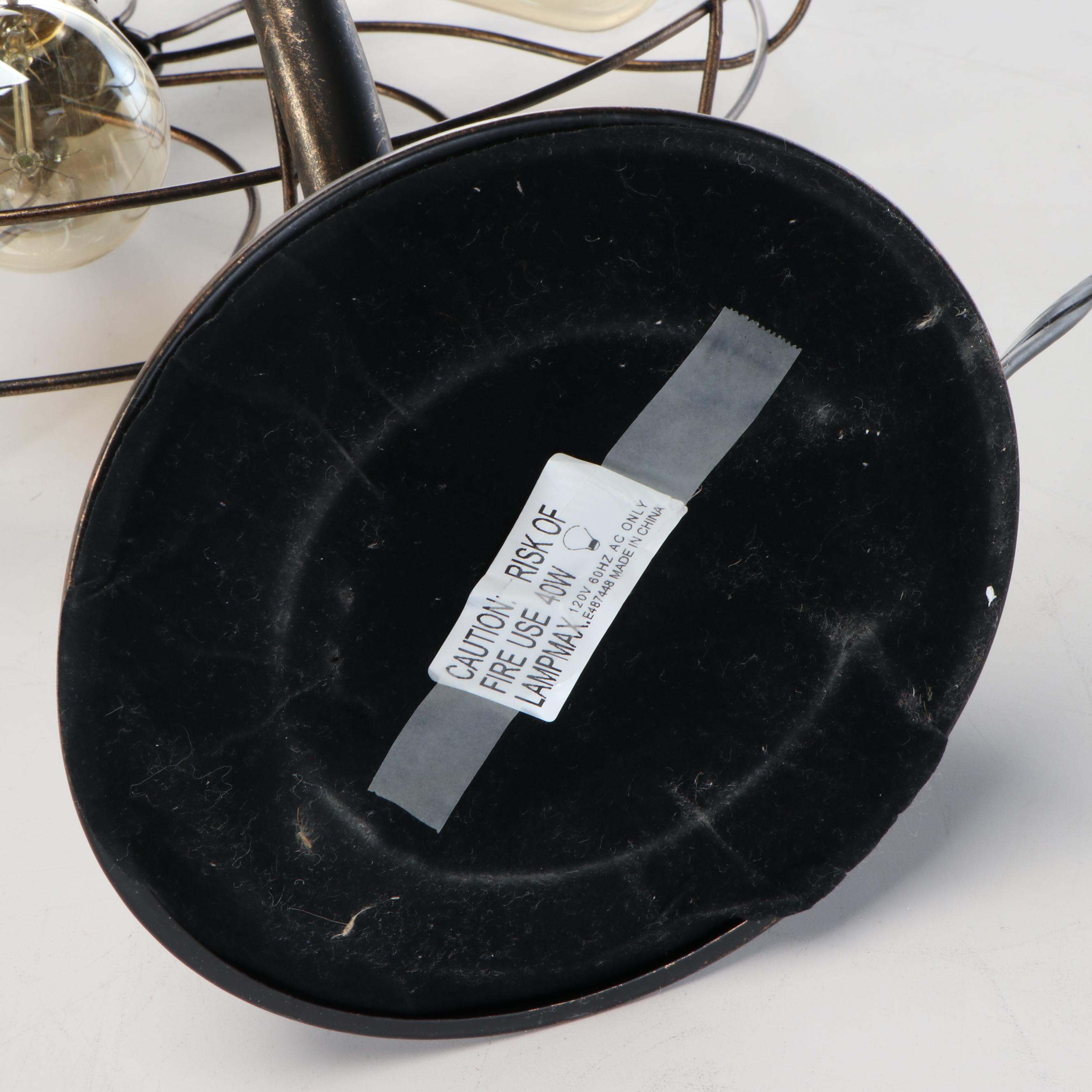 Steampunk Style Table Fan Lamp