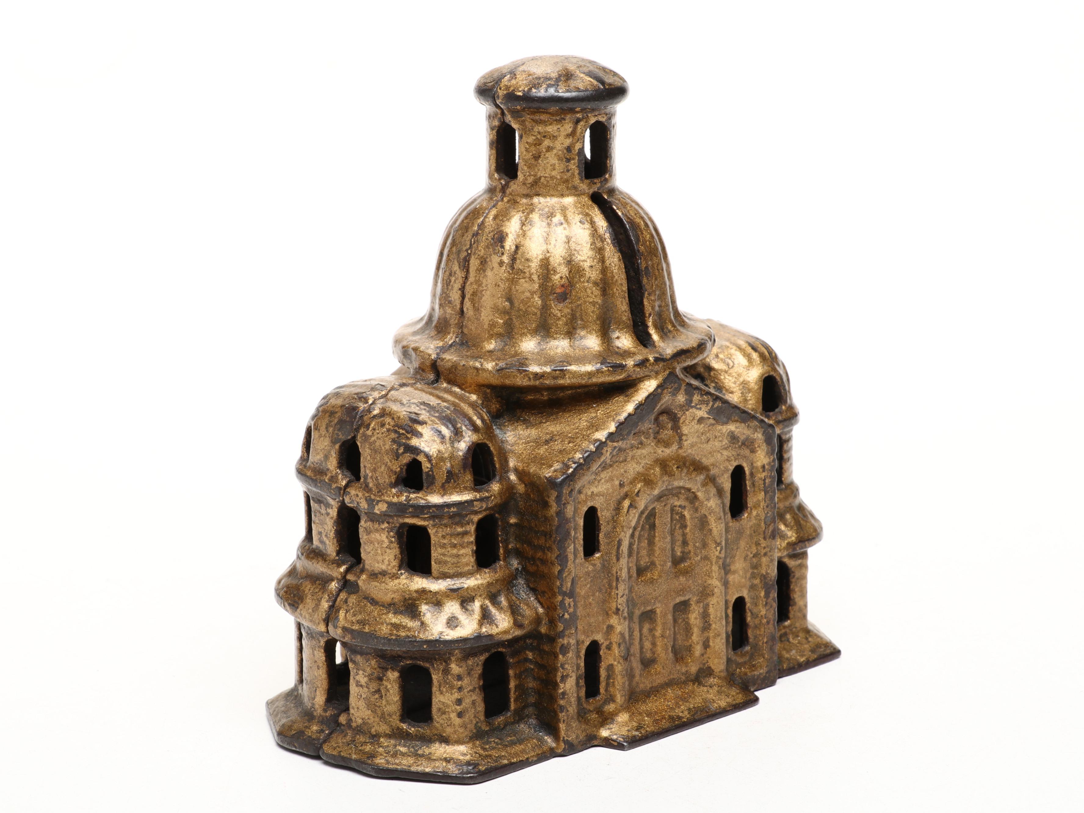 Grey Iron Casting Co. Cast Iron Domed Mosque Bank, Early 20th Century