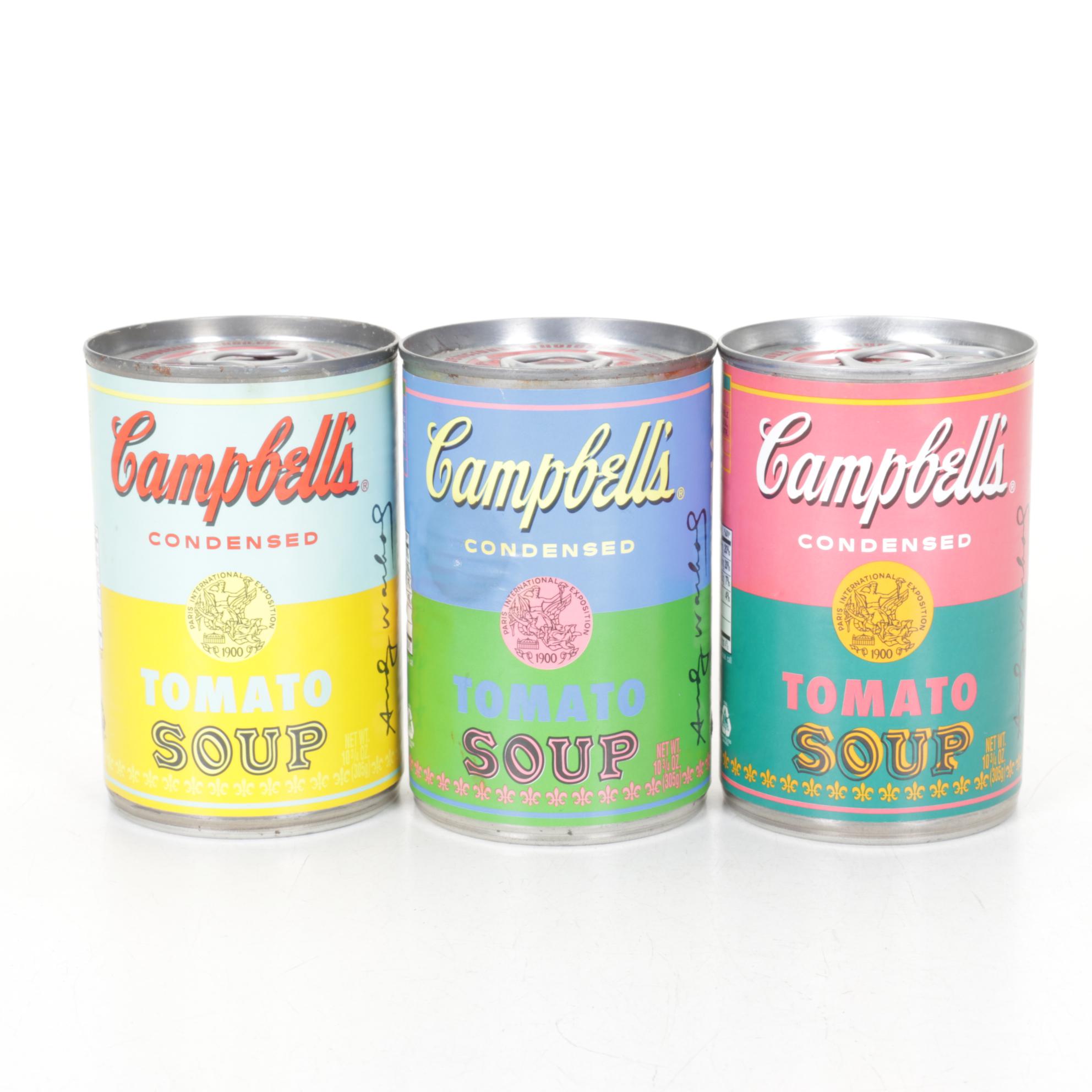 Andy Warhol Limited Edition Campbell's Tomato Soup Cans