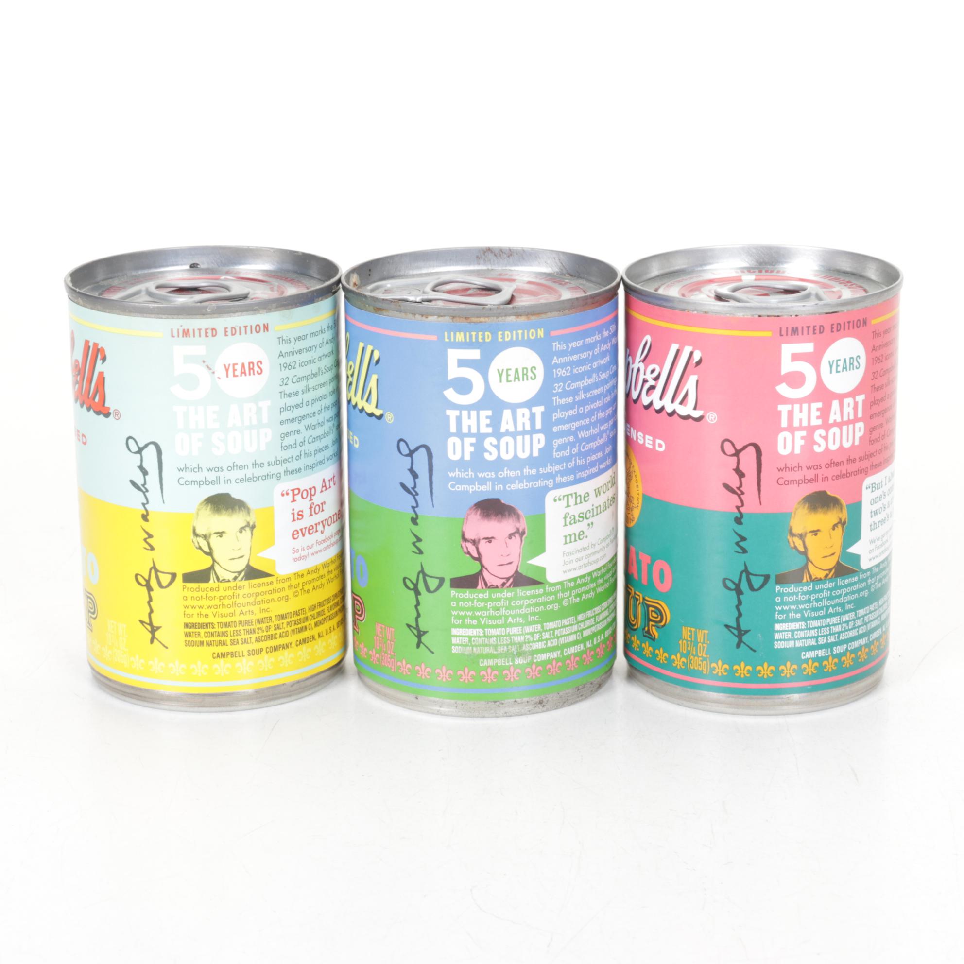 Andy Warhol Limited Edition Campbell's Tomato Soup Cans