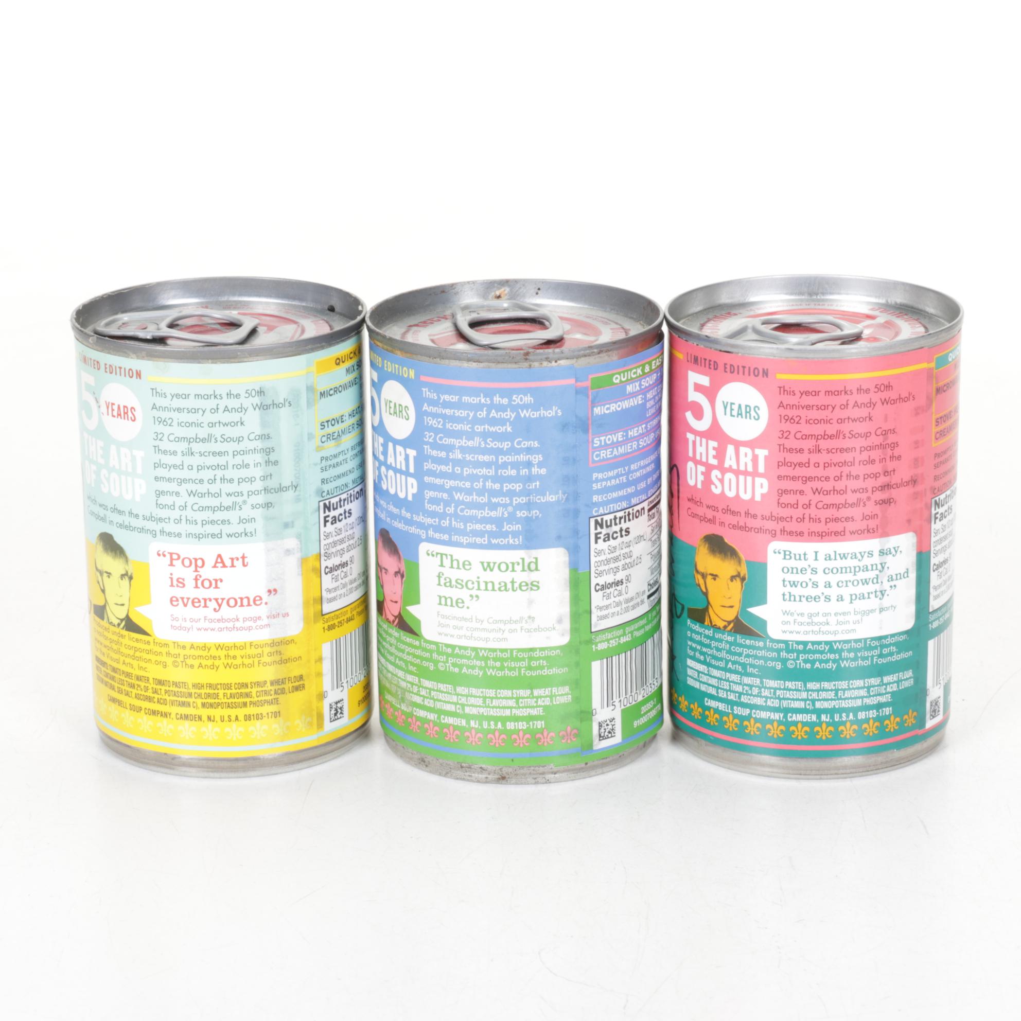 Andy Warhol Limited Edition Campbell's Tomato Soup Cans