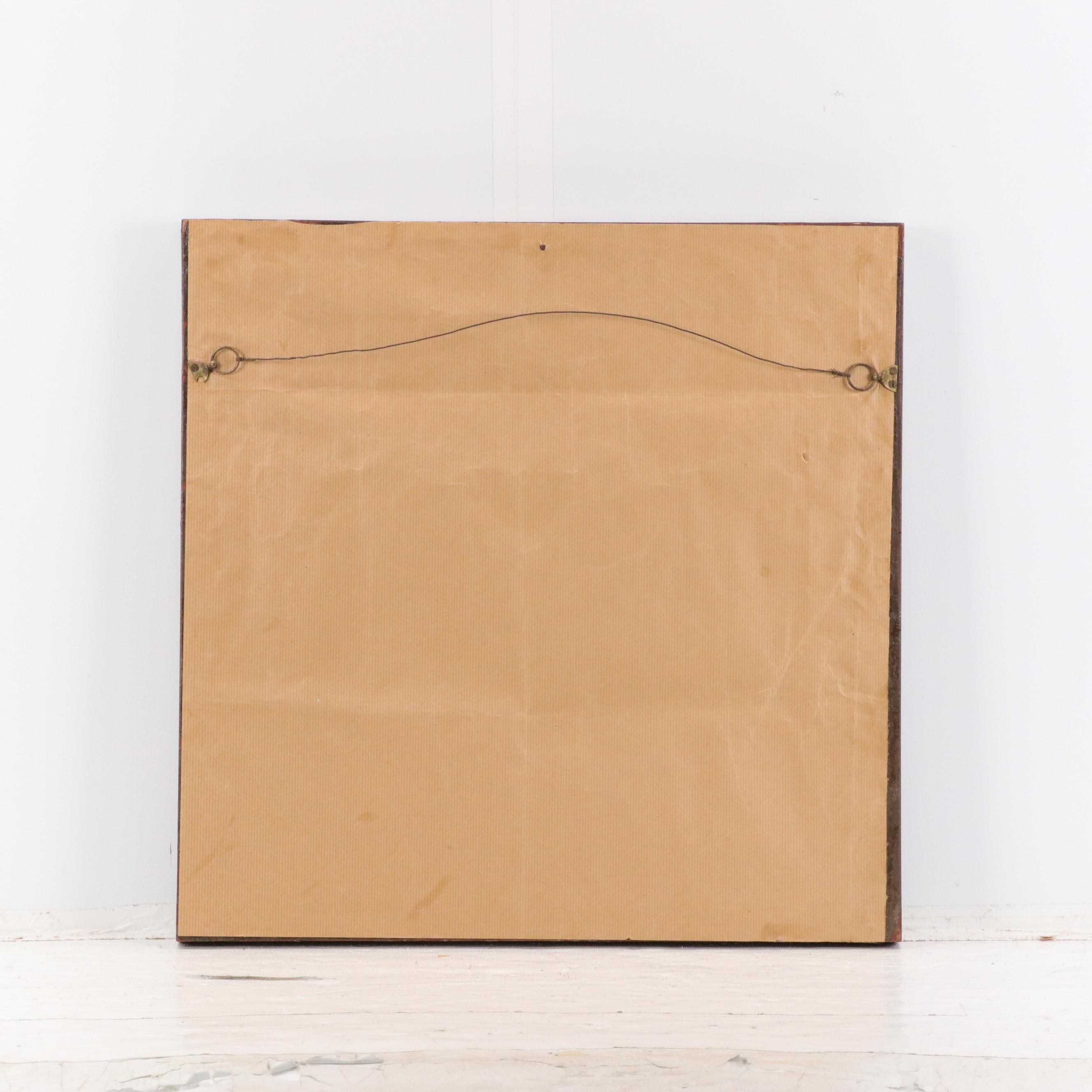 Hand-Embroidered Cross Stitch Sampler Panel With Prayer, 1837