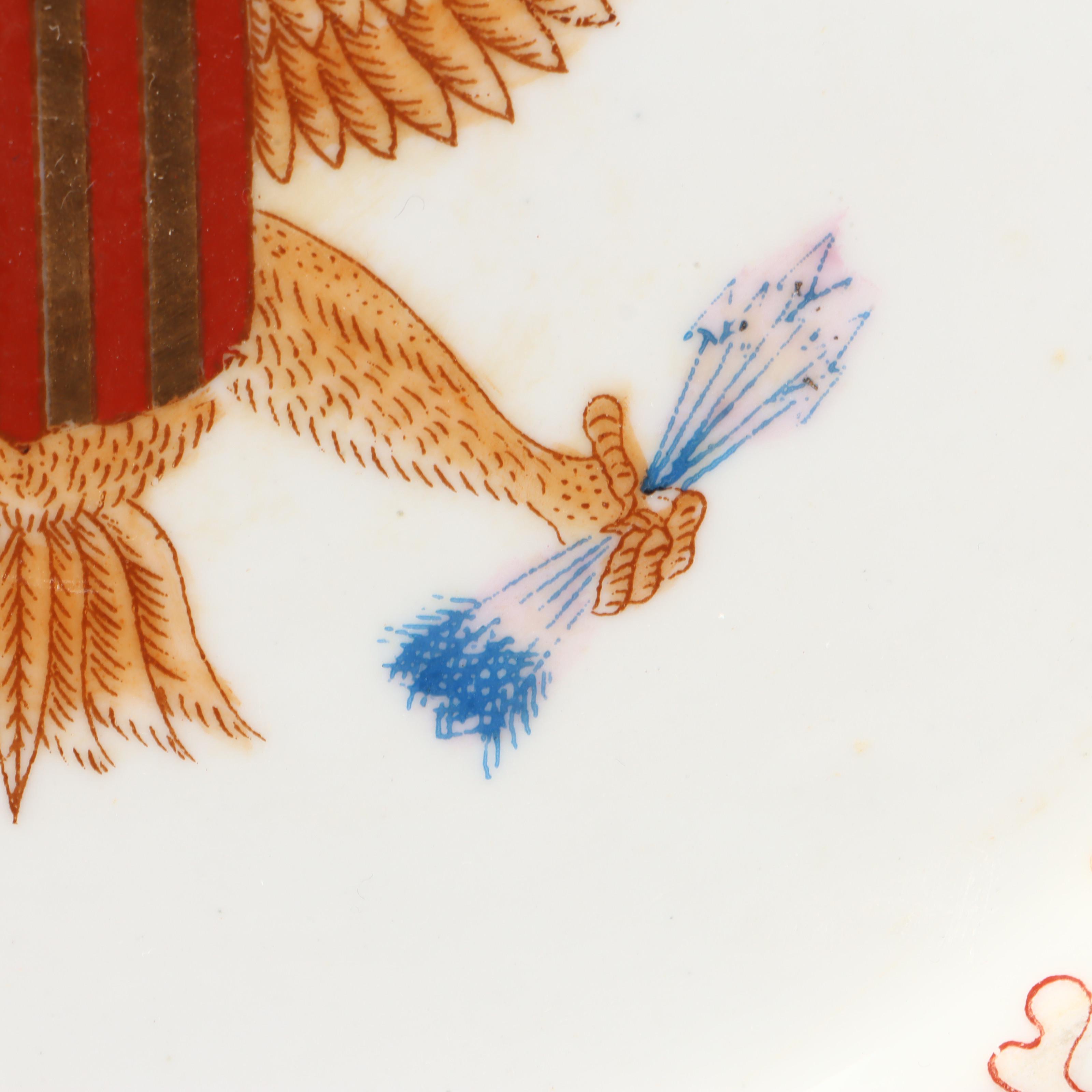 Chinese Export American Armorial Porcelain Decorative Plate