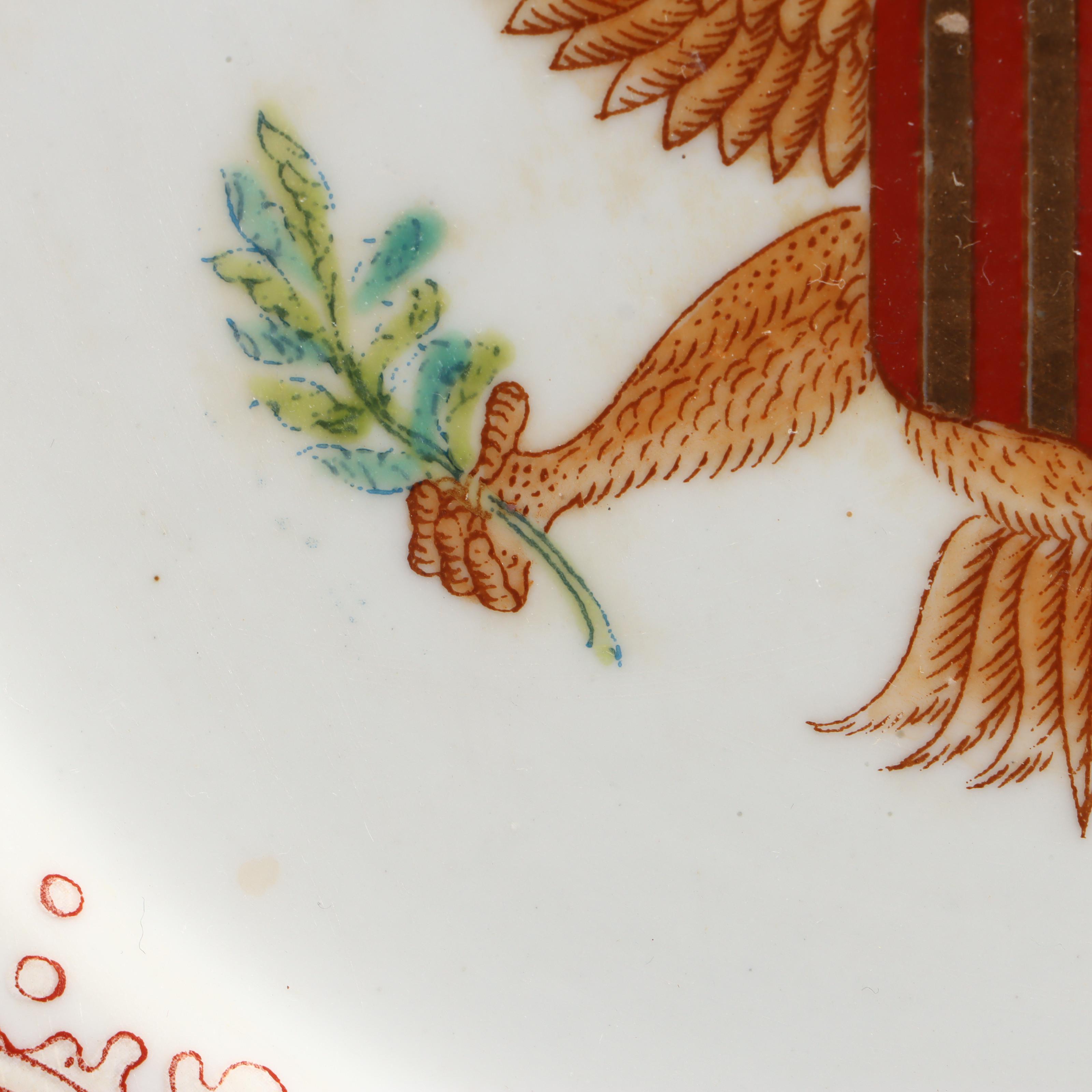 Chinese Export American Armorial Porcelain Decorative Plate