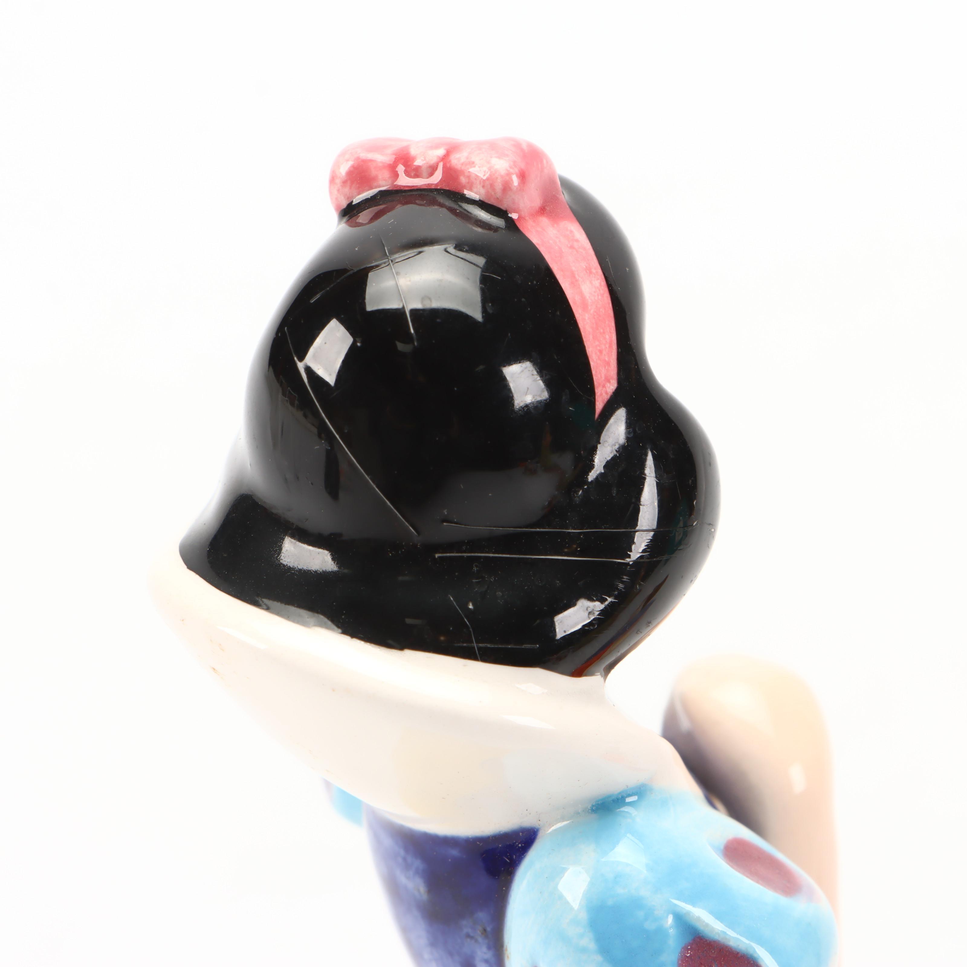 Walt Disney Classics "Snow White and Dopey" Ceramic Figurine with Others