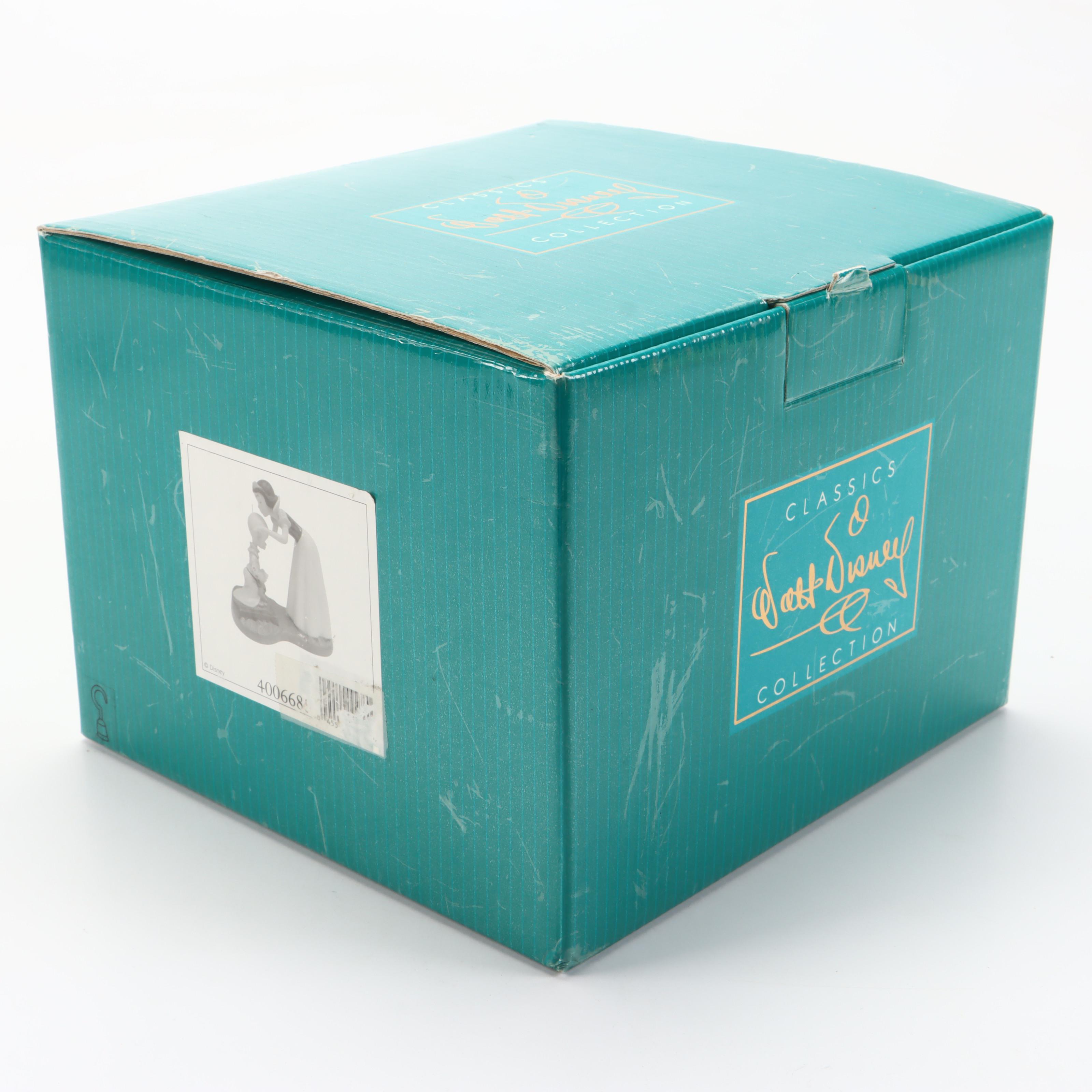 Walt Disney Classics "Snow White and Dopey" Ceramic Figurine with Others