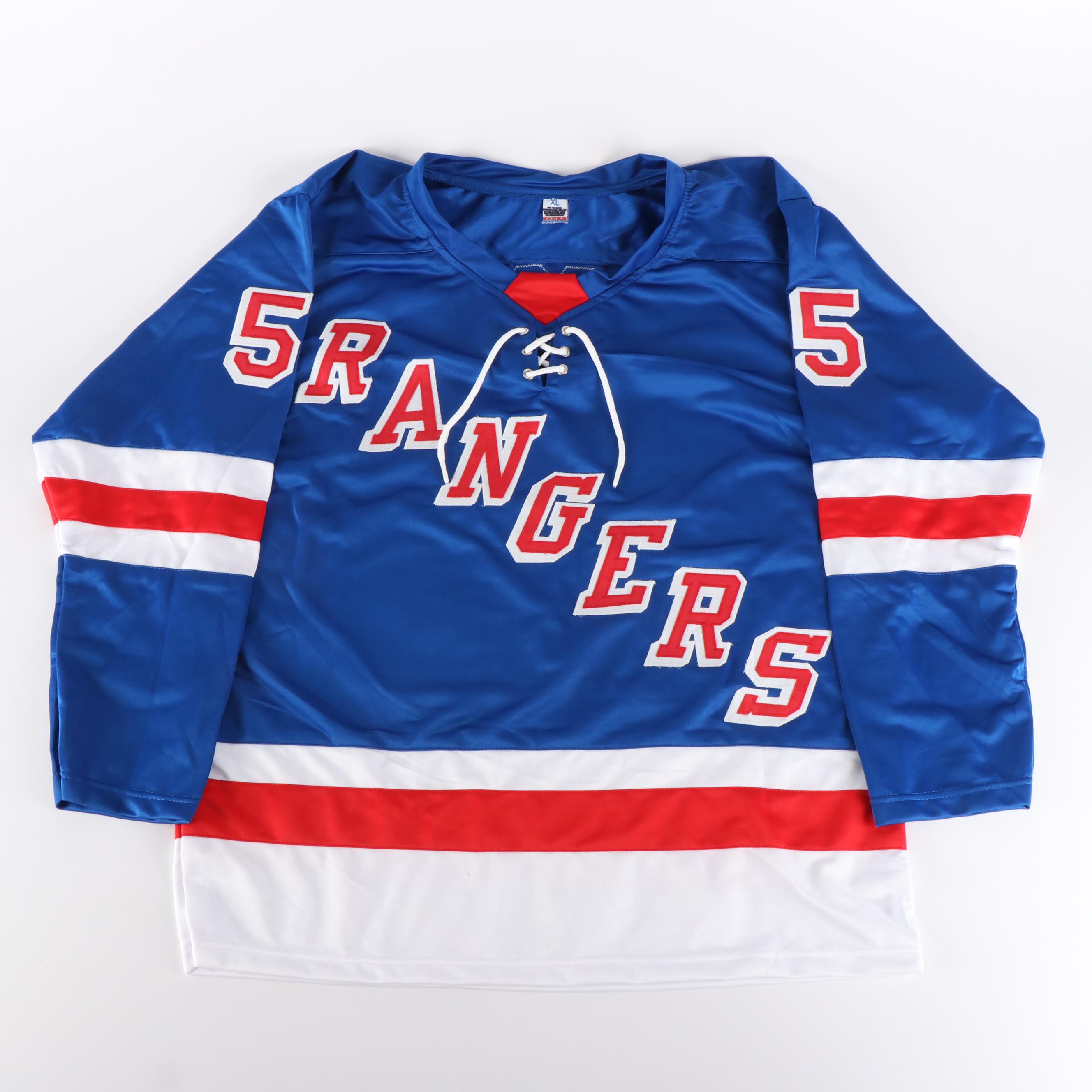 Ryan Lindgren Signed New York Rangers Hockey Jersey, PSA
