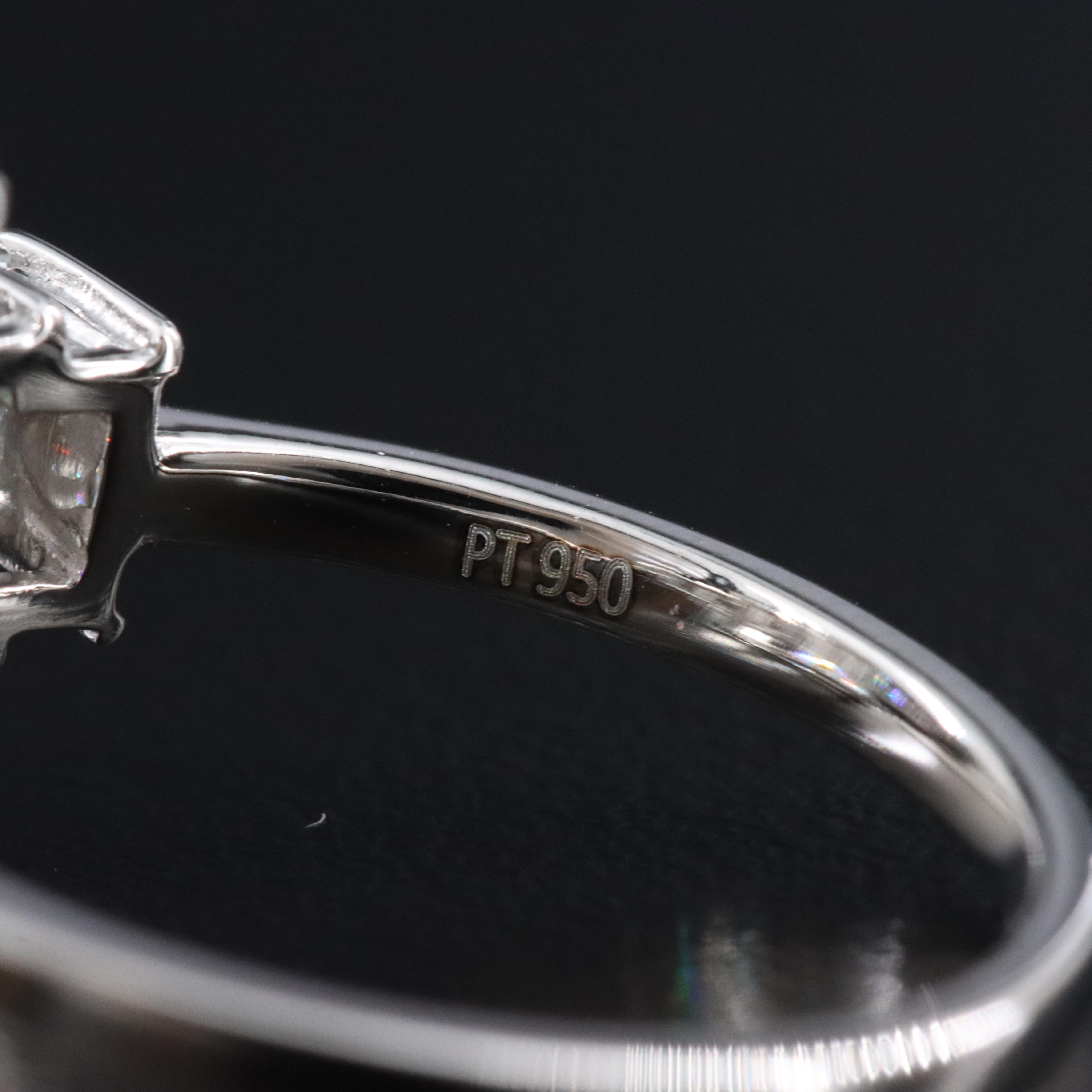 Platinum 6.25 CTW Lab Grown Diamond Ring with IGI Report