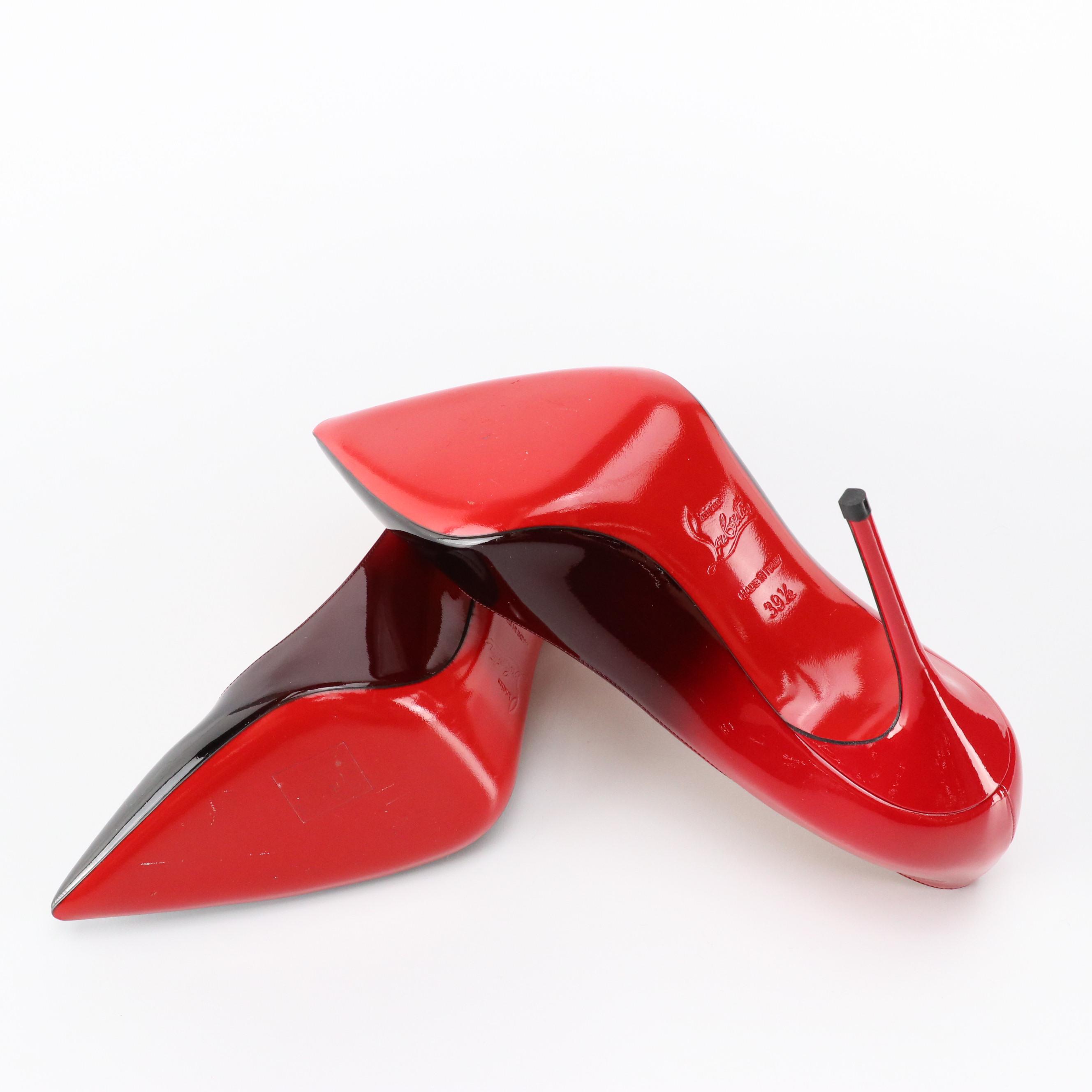 Christian Louboutin Ombré Patent Leather Pointed-Toe Pumps