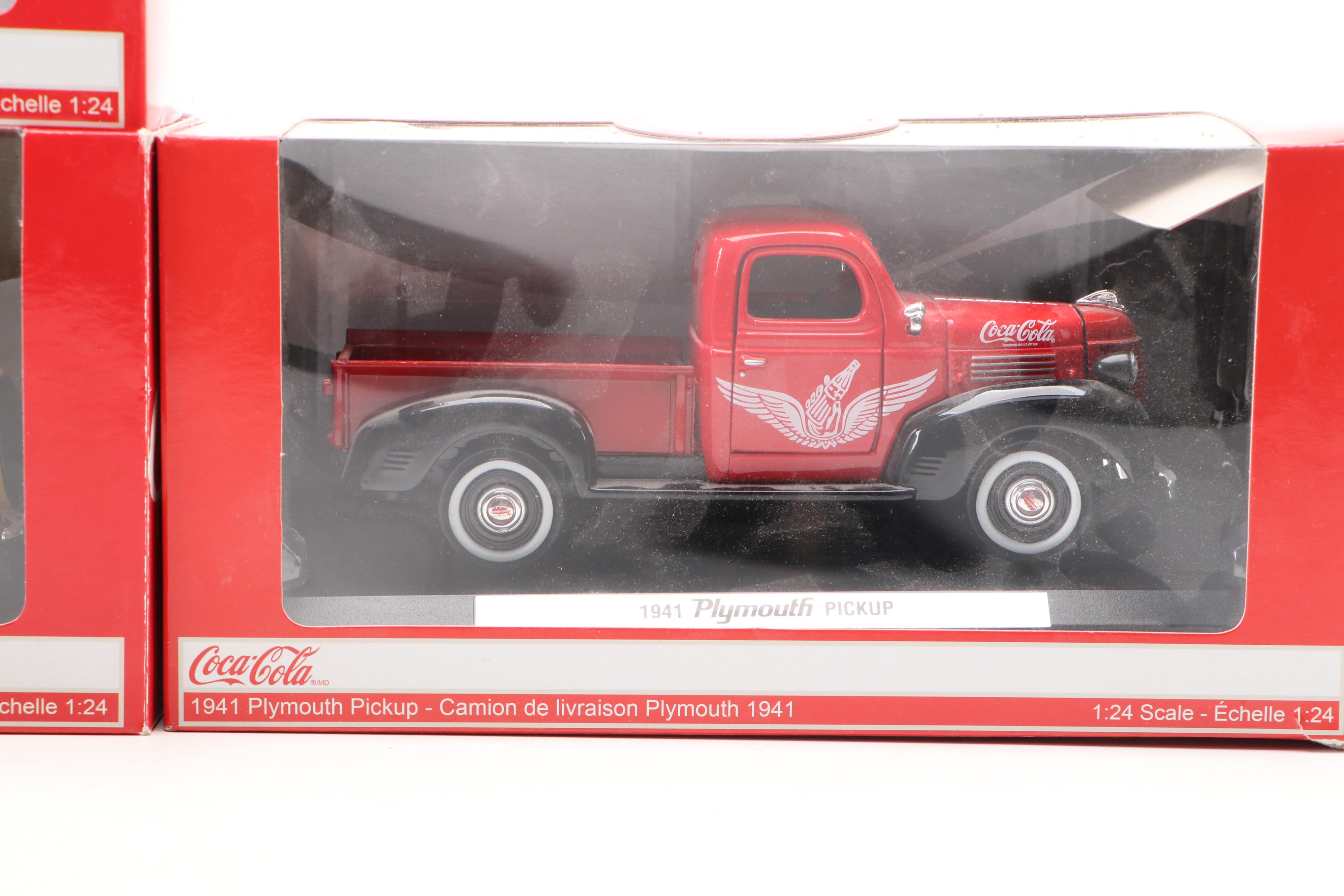 Motorcity Classics "1941 Plymouth Pickup" and More Coca-Cola Model Cars