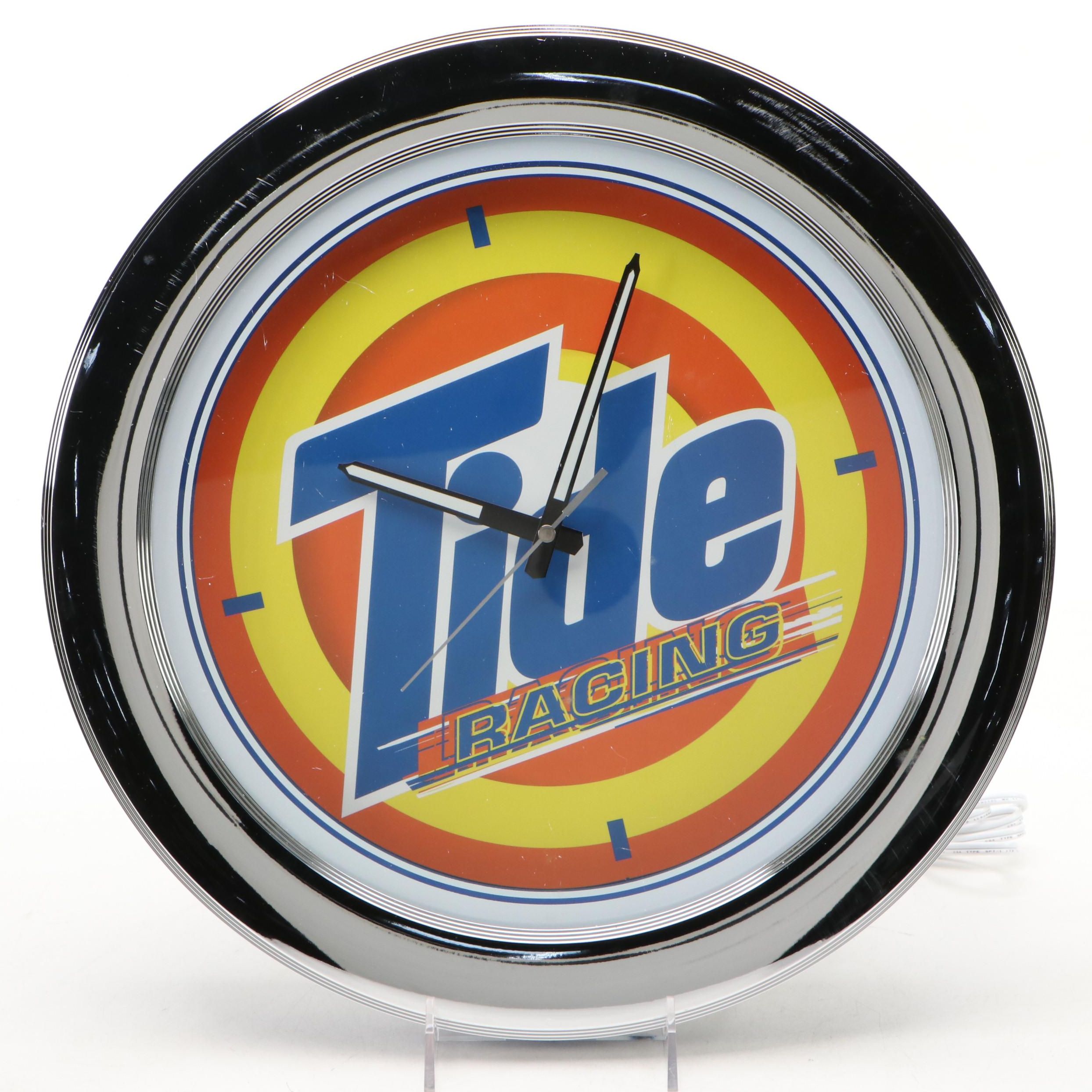 Tide Racing Advertising Illuminated Wall Clock