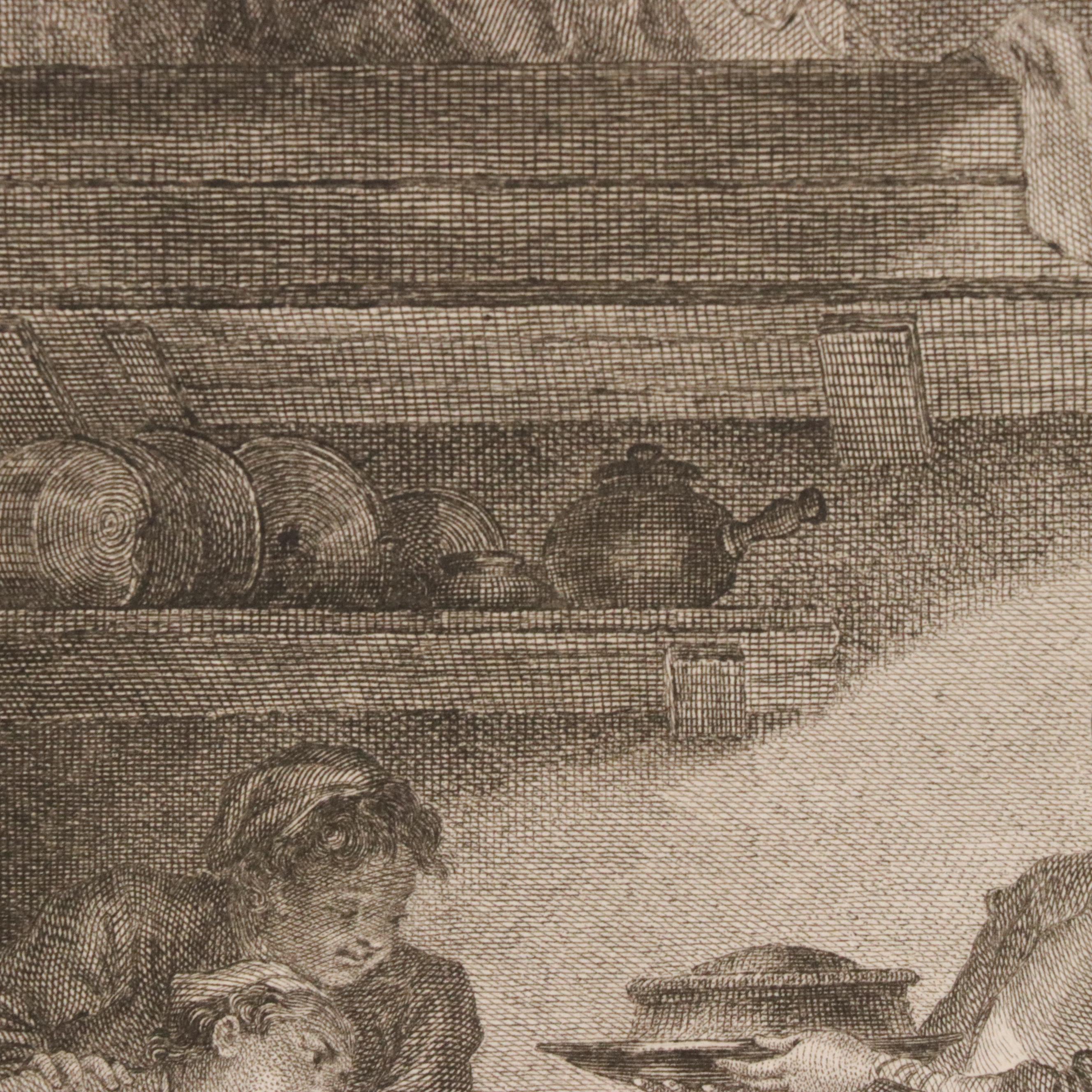 Pair of Intaglio Prints Including "Dante" After Raphael, 19th Century