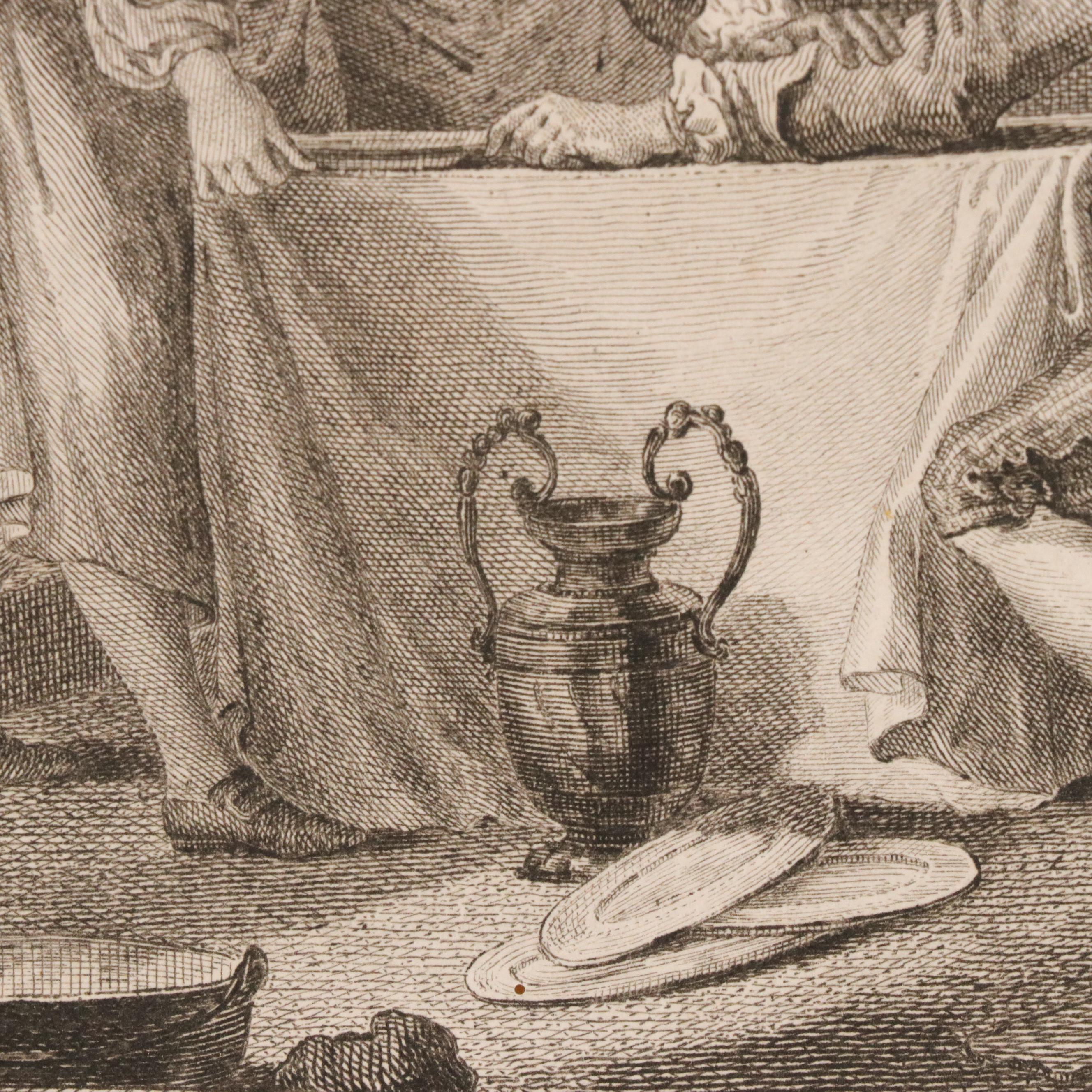 Pair of Intaglio Prints Including "Dante" After Raphael, 19th Century