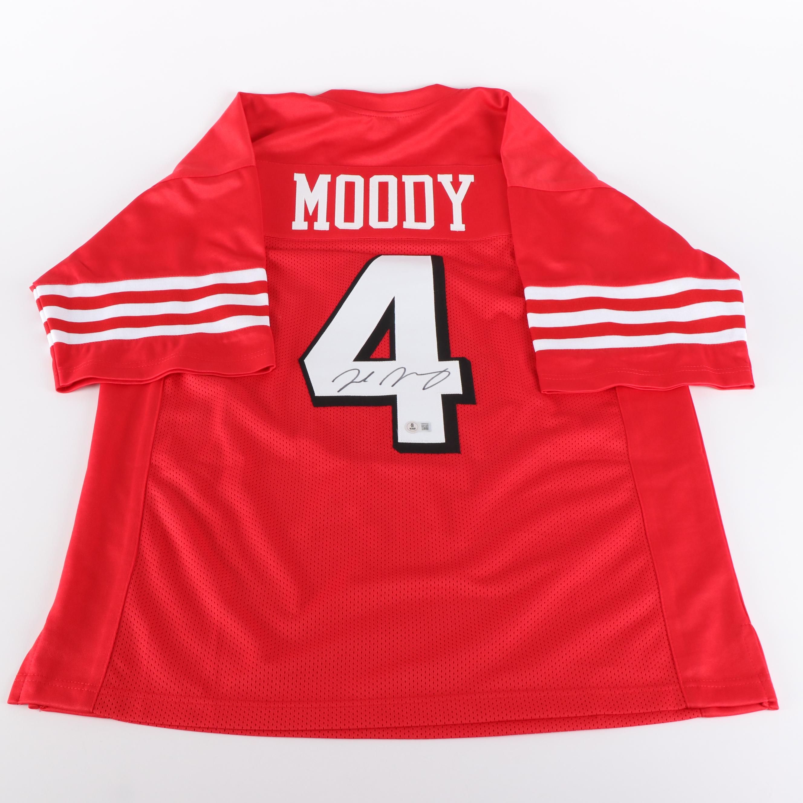 Jake Moody Signed San Francisco 49ers Football Jersey, Beckett