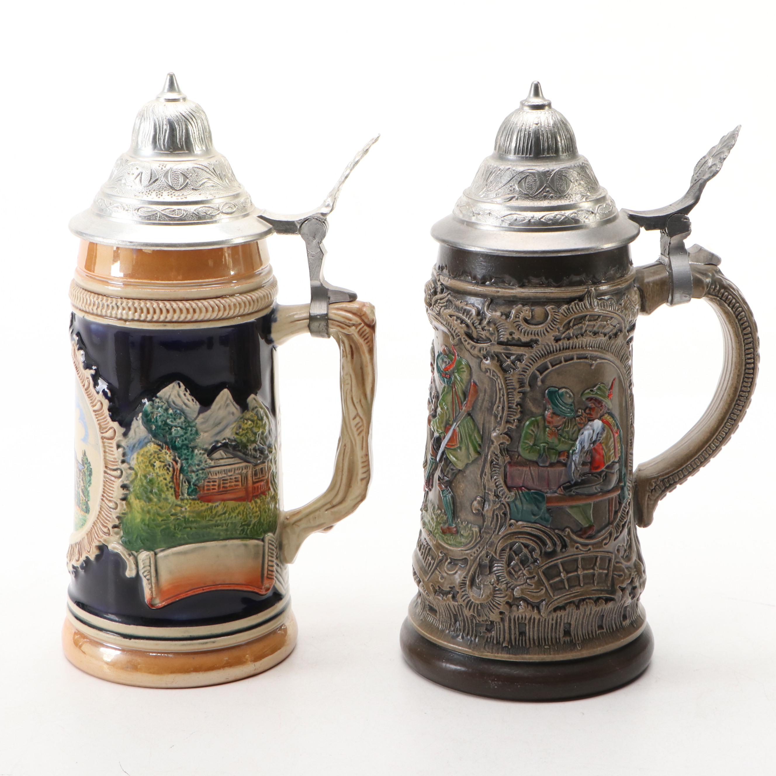 Thewalt with Gerz and Other Steins