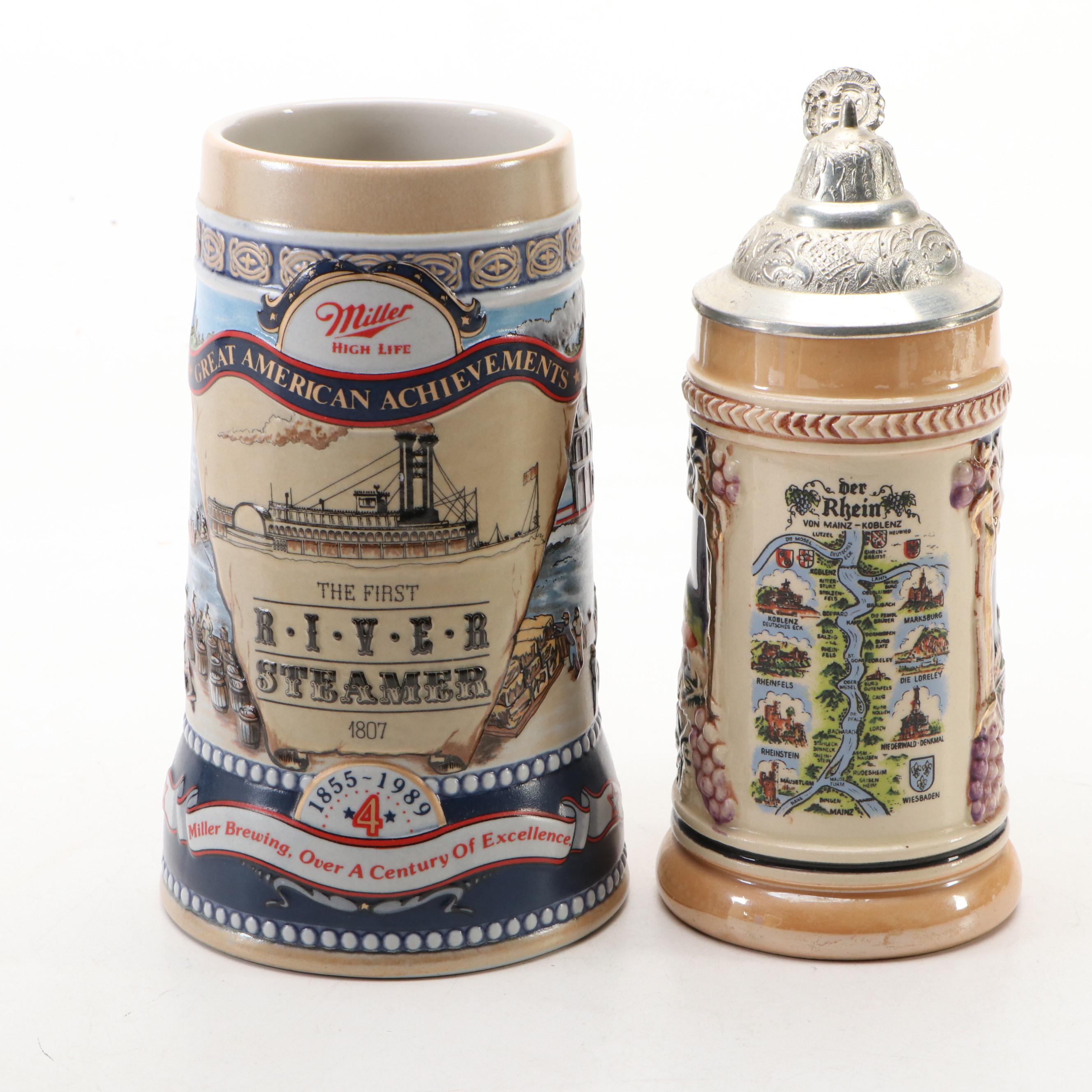 Thewalt with Gerz and Other Steins