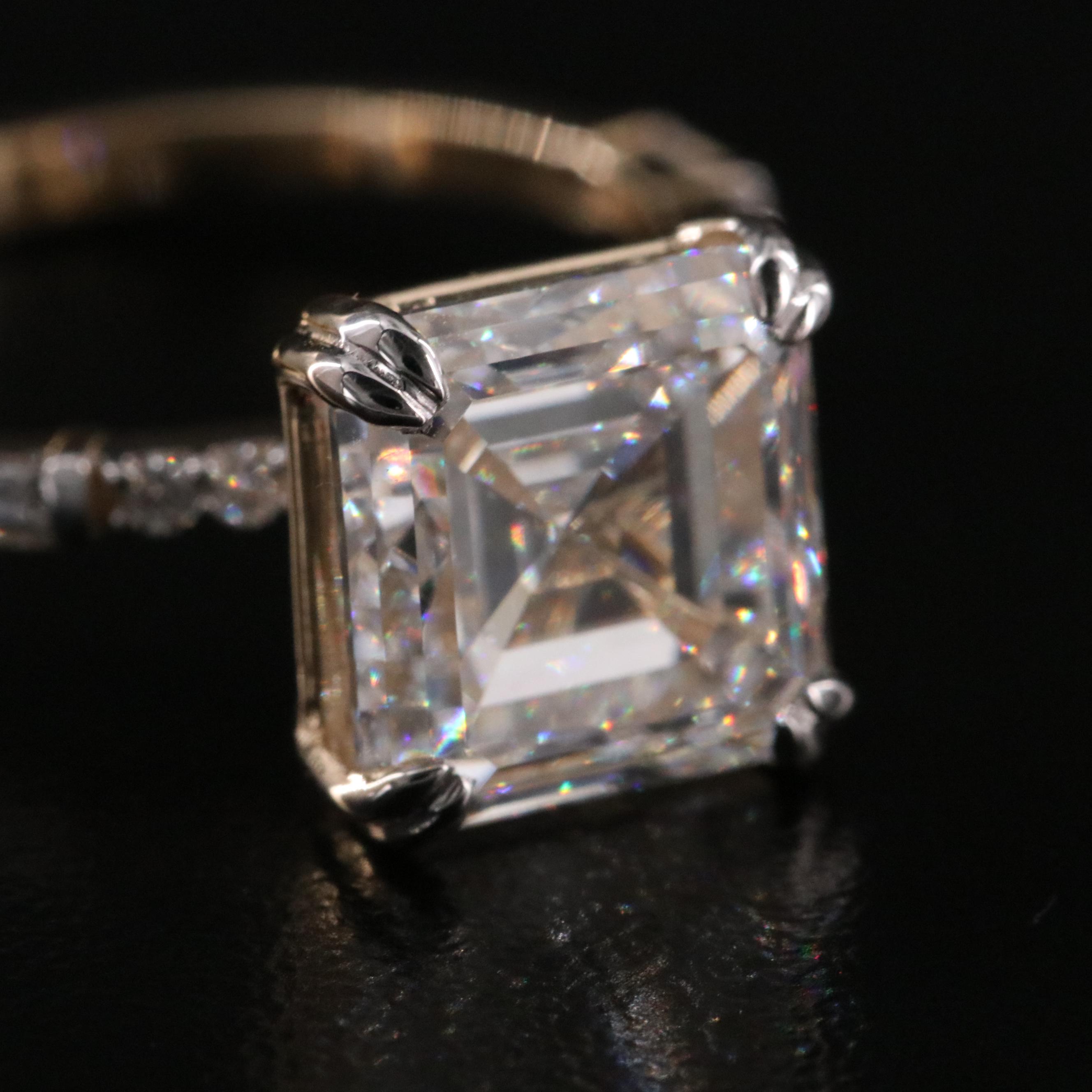 14K 4.73 CTW Lab Grown Diamond Ring with IGI Report