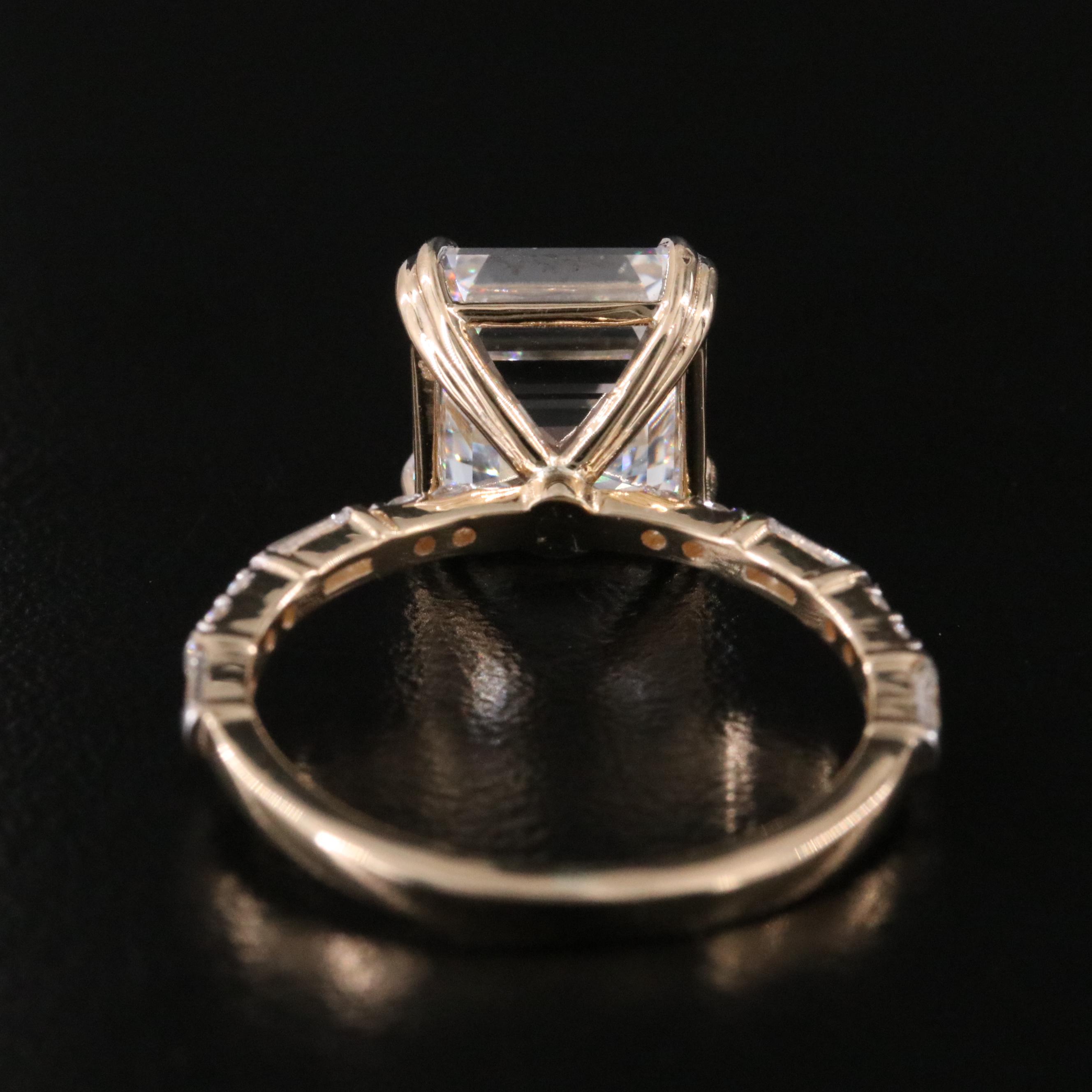 14K 4.73 CTW Lab Grown Diamond Ring with IGI Report