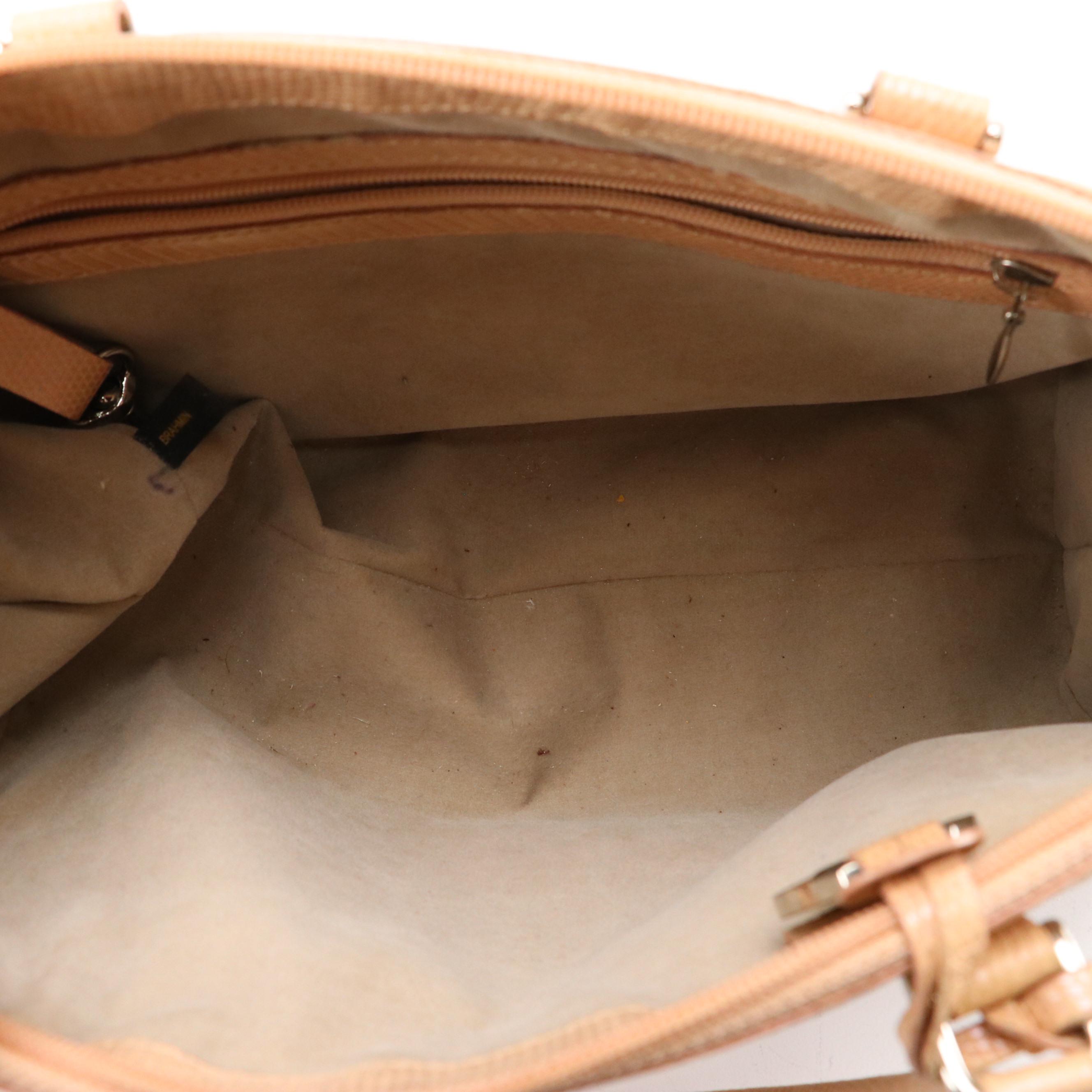 MICHAEL Michael Kors Python Print Shoulder Bag and Brahmin Lizard Embossed Bag