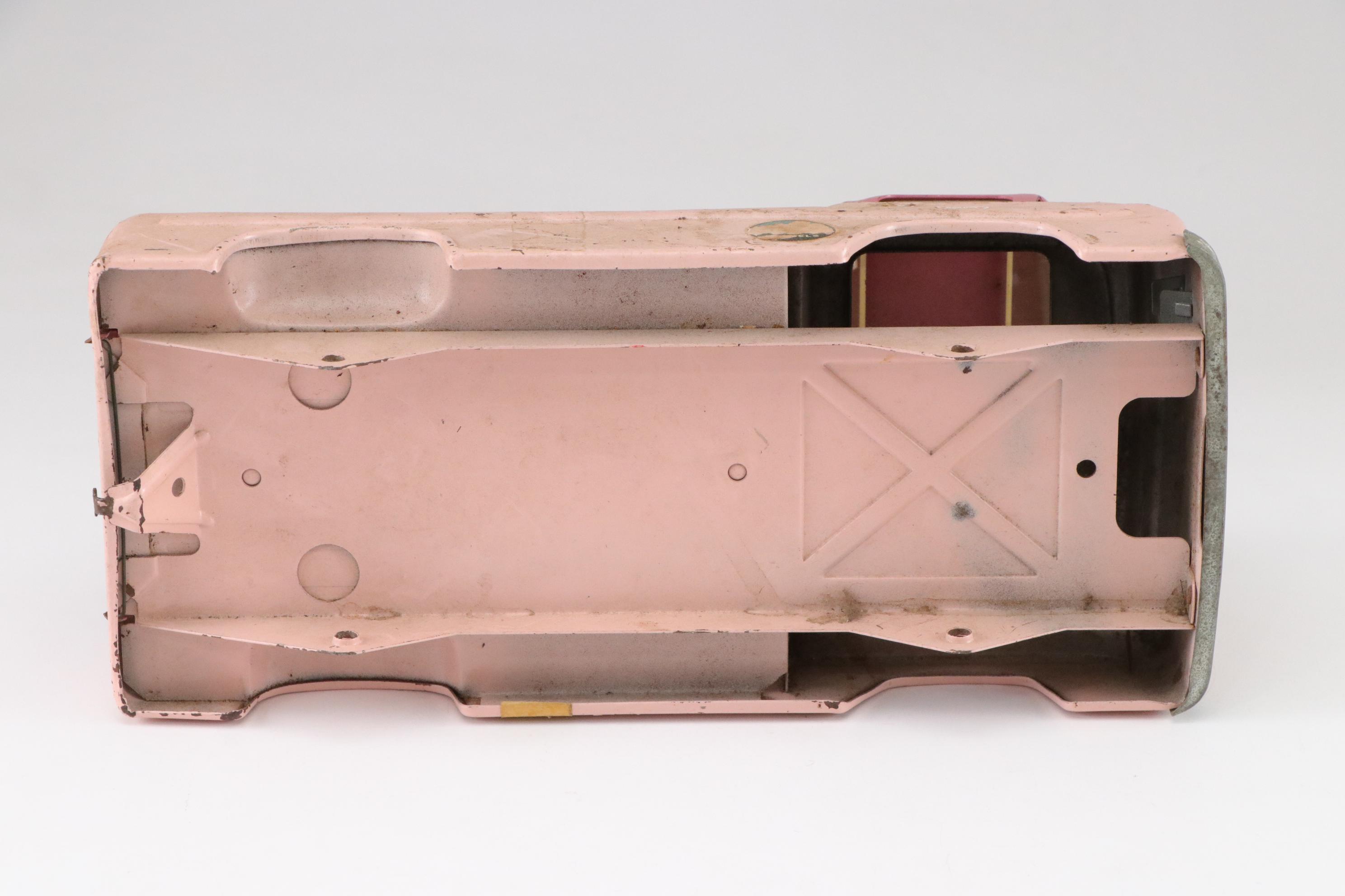 Pressed Metal Tow Truck, Ice Cream Van & Other Toy Trucks