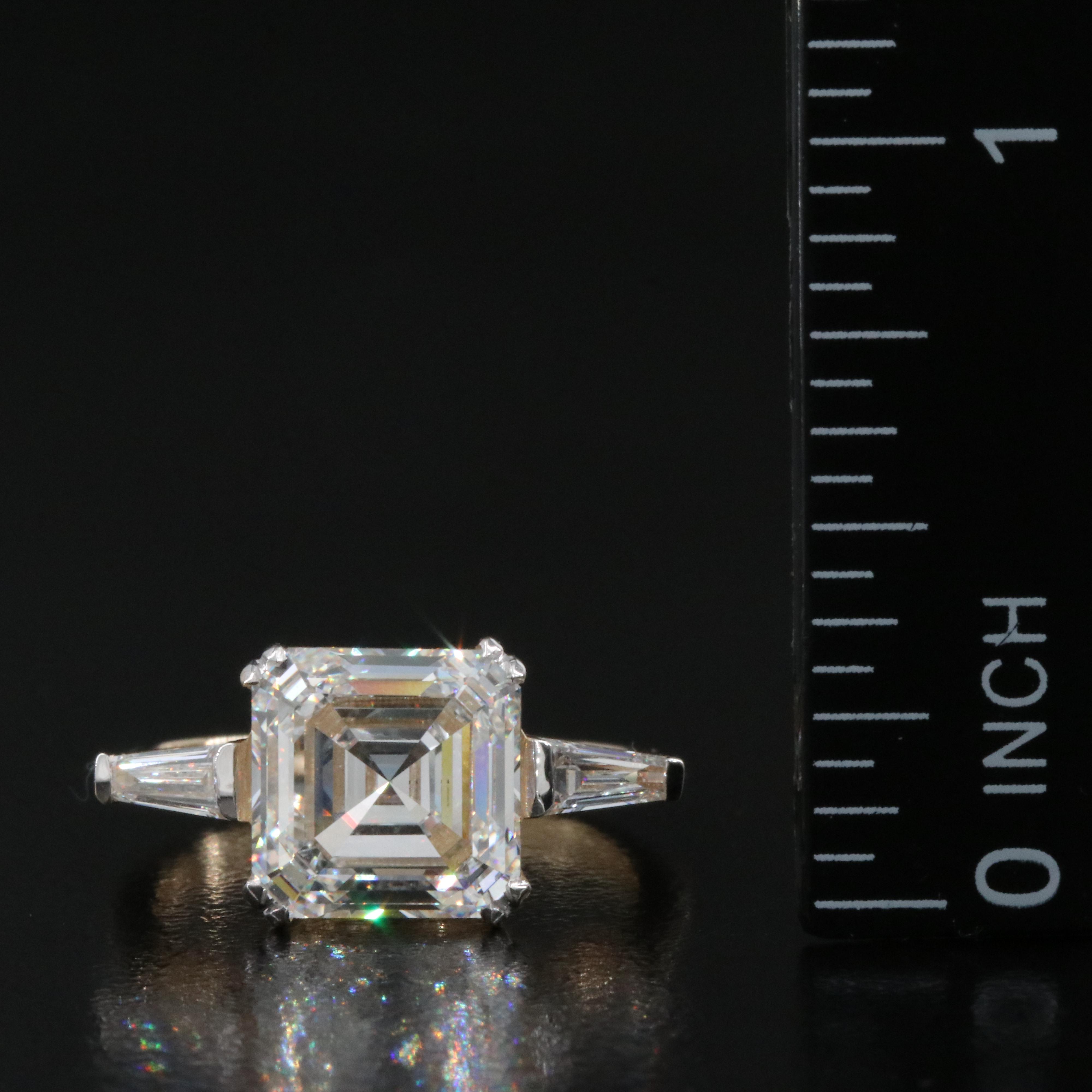 14K 4.98 CTW Lab Grown Diamond Ring with IGI Report