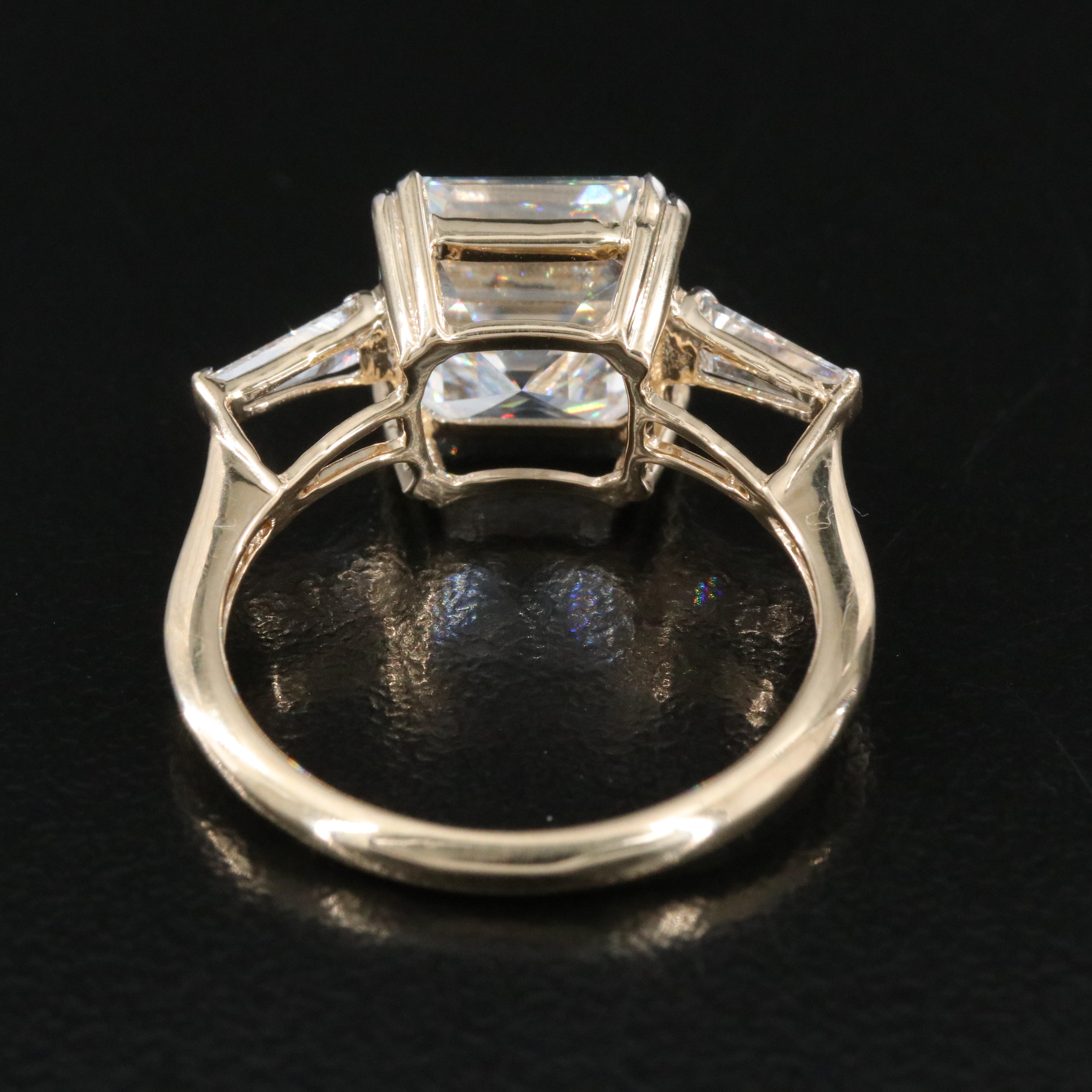 14K 4.98 CTW Lab Grown Diamond Ring with IGI Report