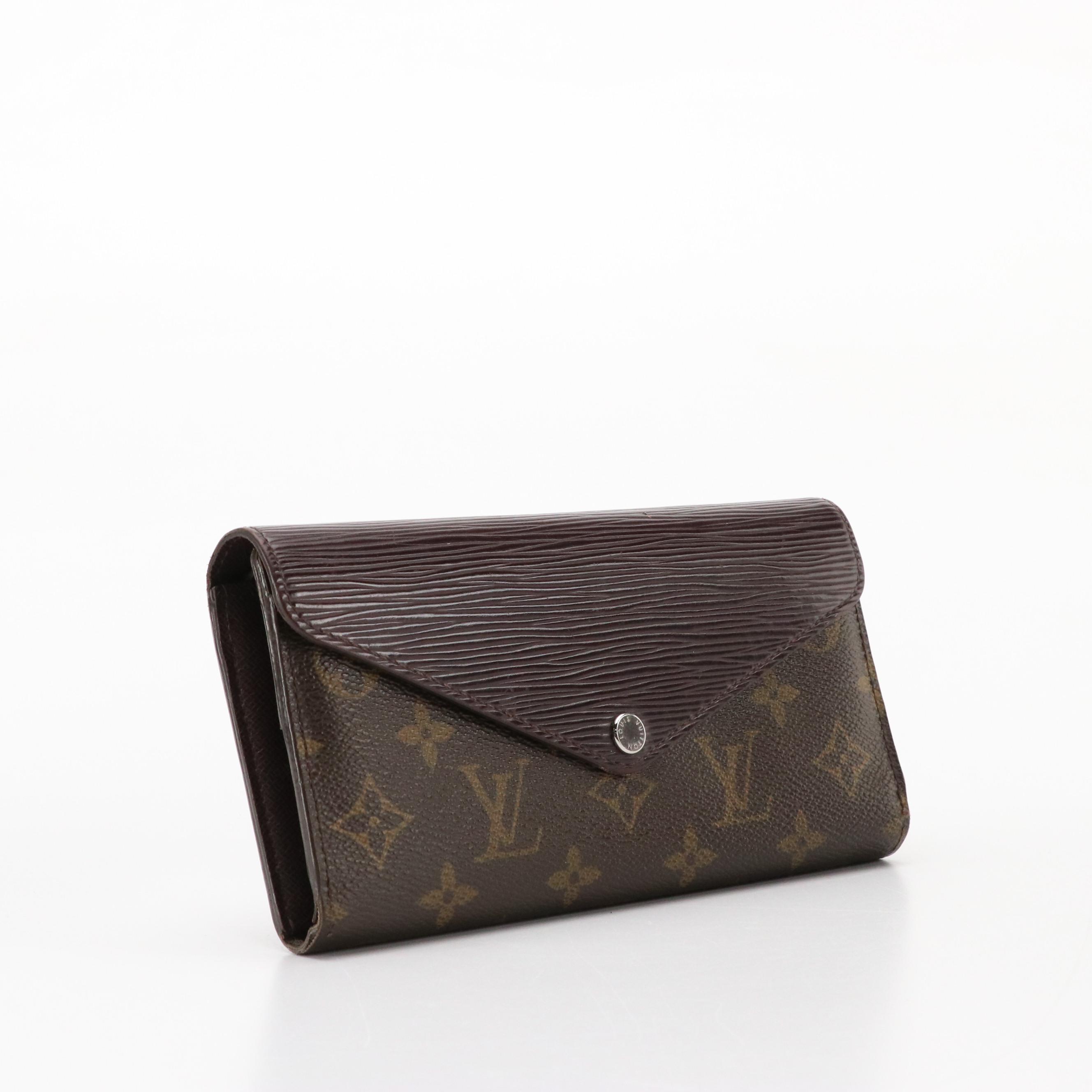 Louis Vuitton Marie-Lou Long Wallet in Epi Leather and Monogram Canvas