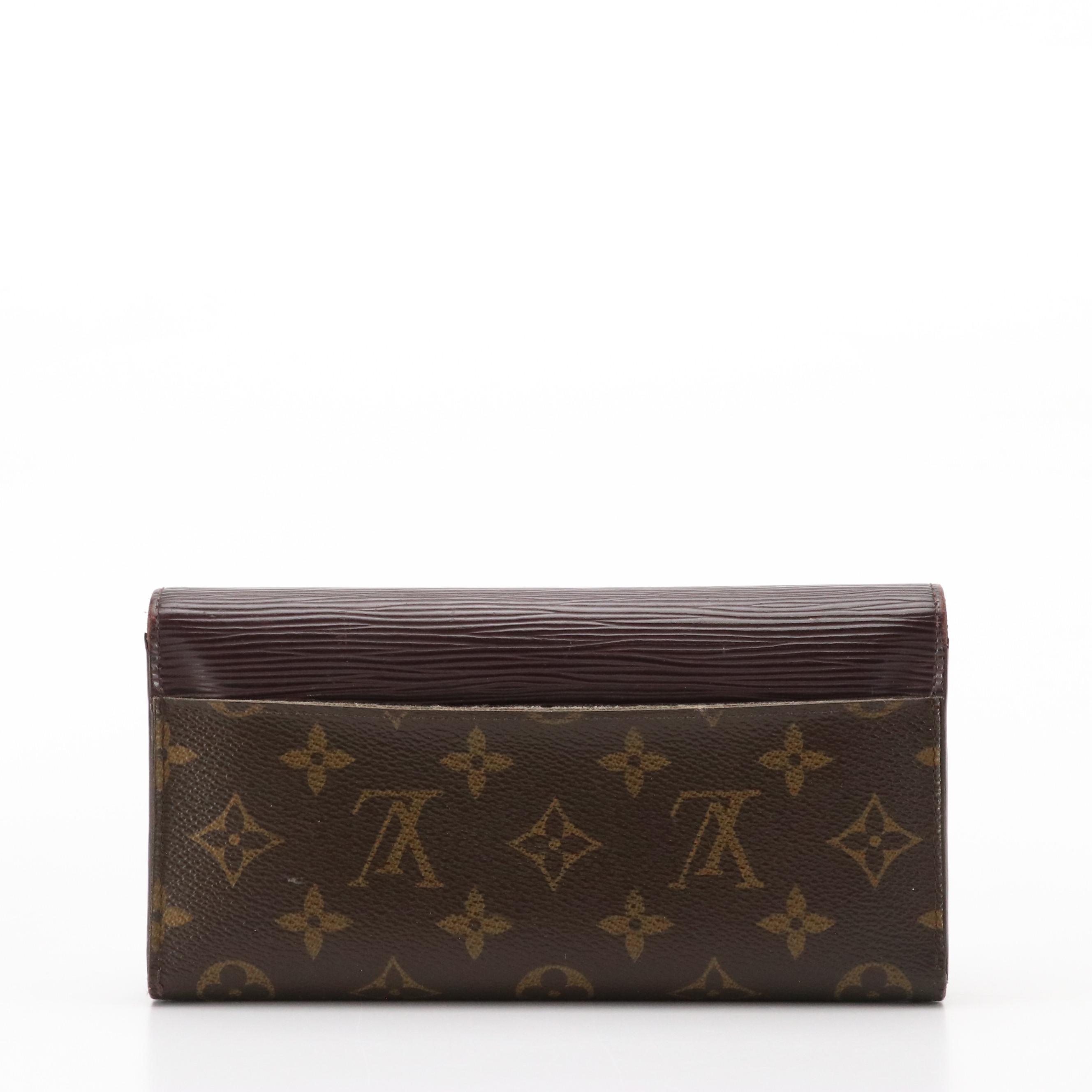 Louis Vuitton Marie-Lou Long Wallet in Epi Leather and Monogram Canvas