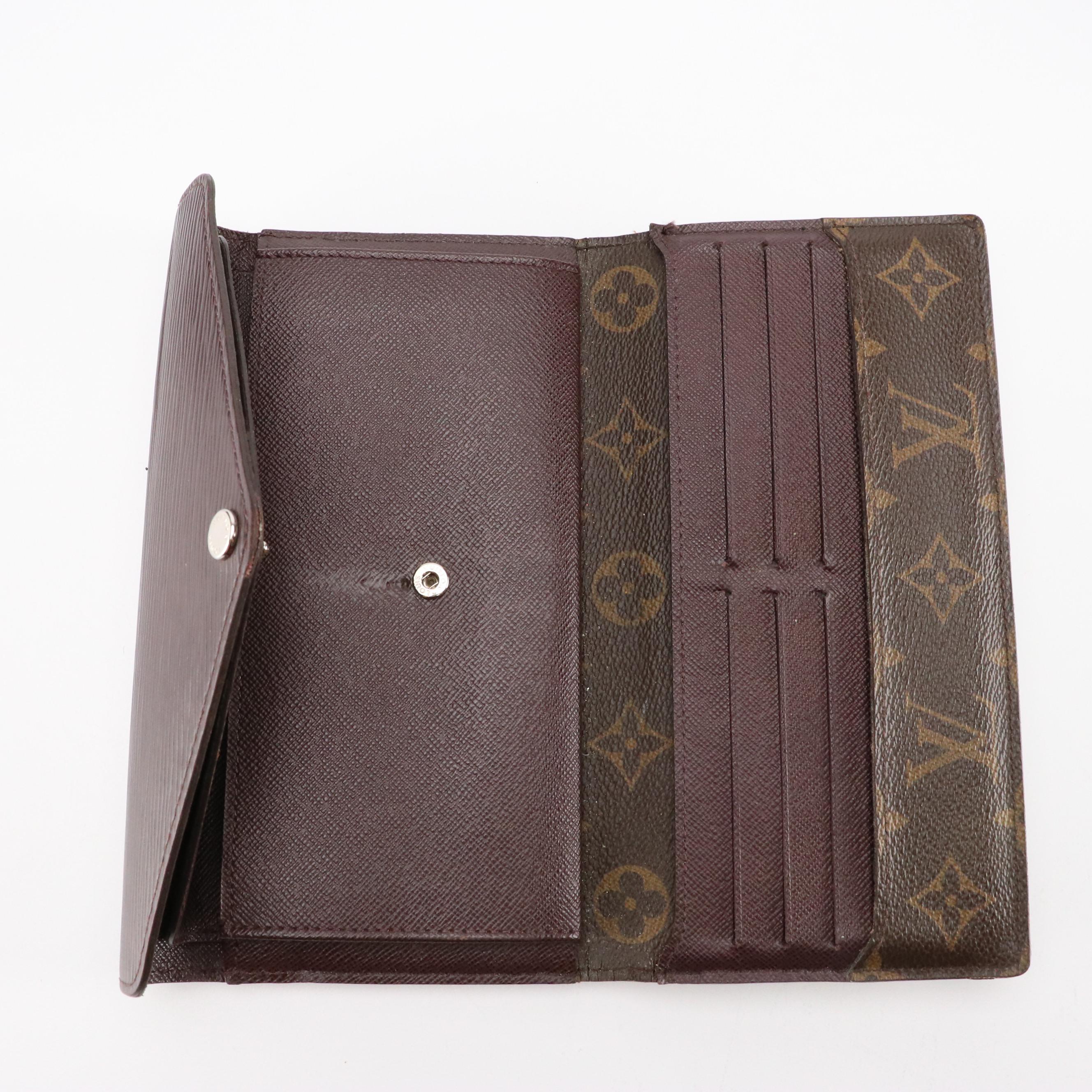 Louis Vuitton Marie-Lou Long Wallet in Epi Leather and Monogram Canvas