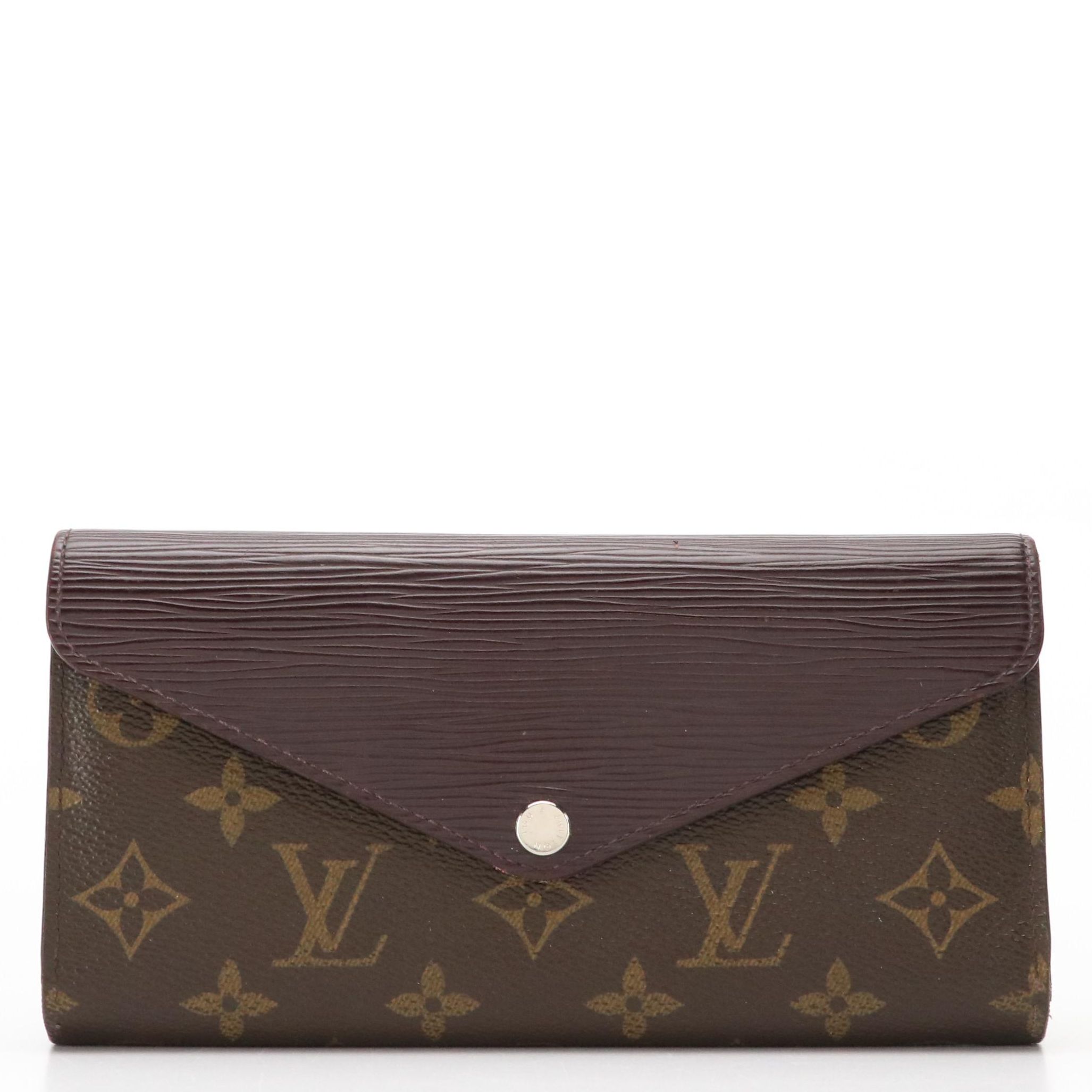 Louis Vuitton Marie-Lou Long Wallet in Epi Leather and Monogram Canvas