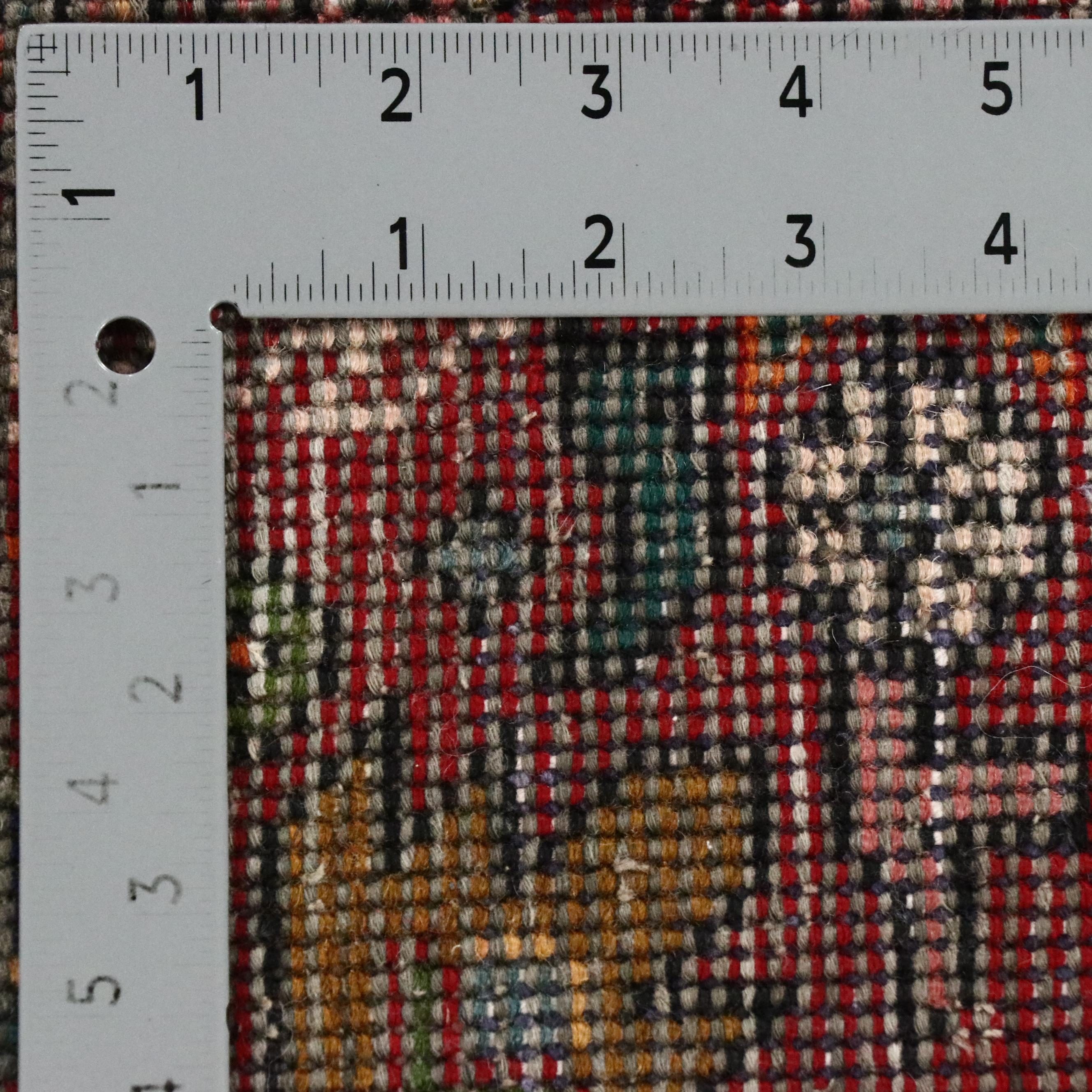 7'11 x 11'3 Hand-Knotted Indo-Persian Heriz Area Rug