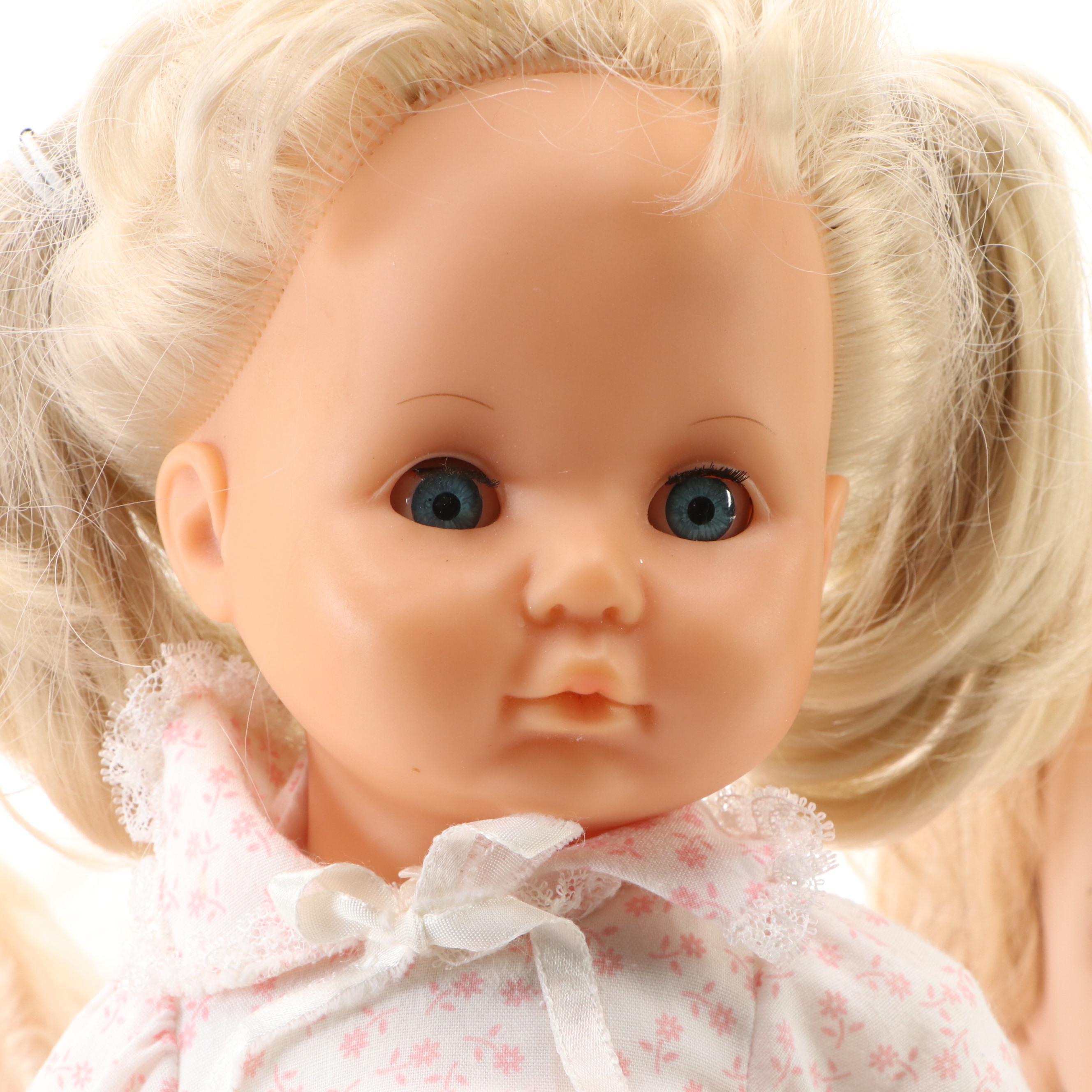 Rich by Nina Porcelain Doll with Balica Dolls and Other Baby Dolls, 1999