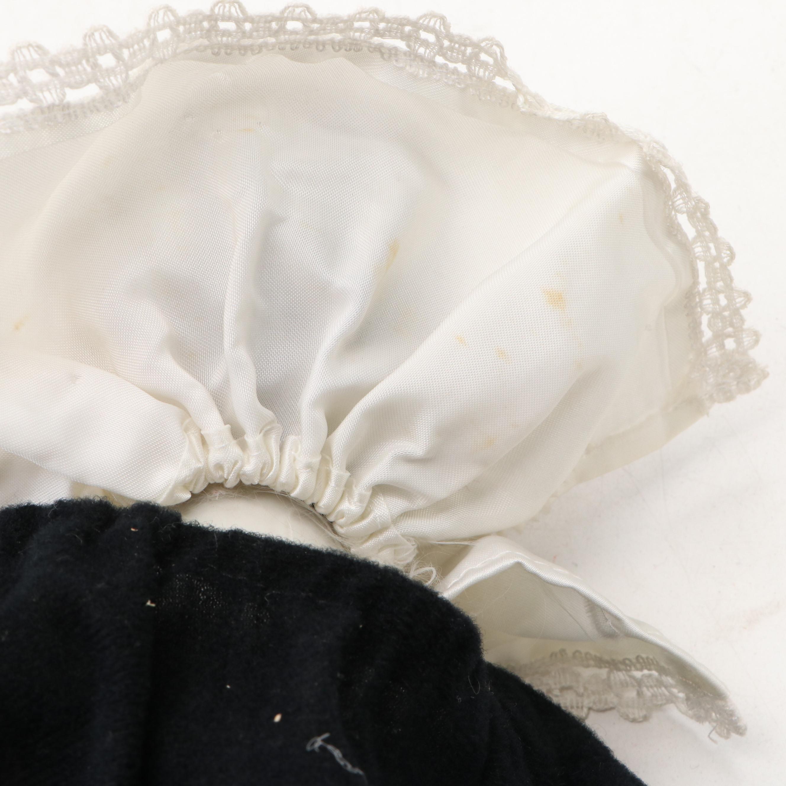 "Pierrot" Porcelain Clown Doll and Music Box