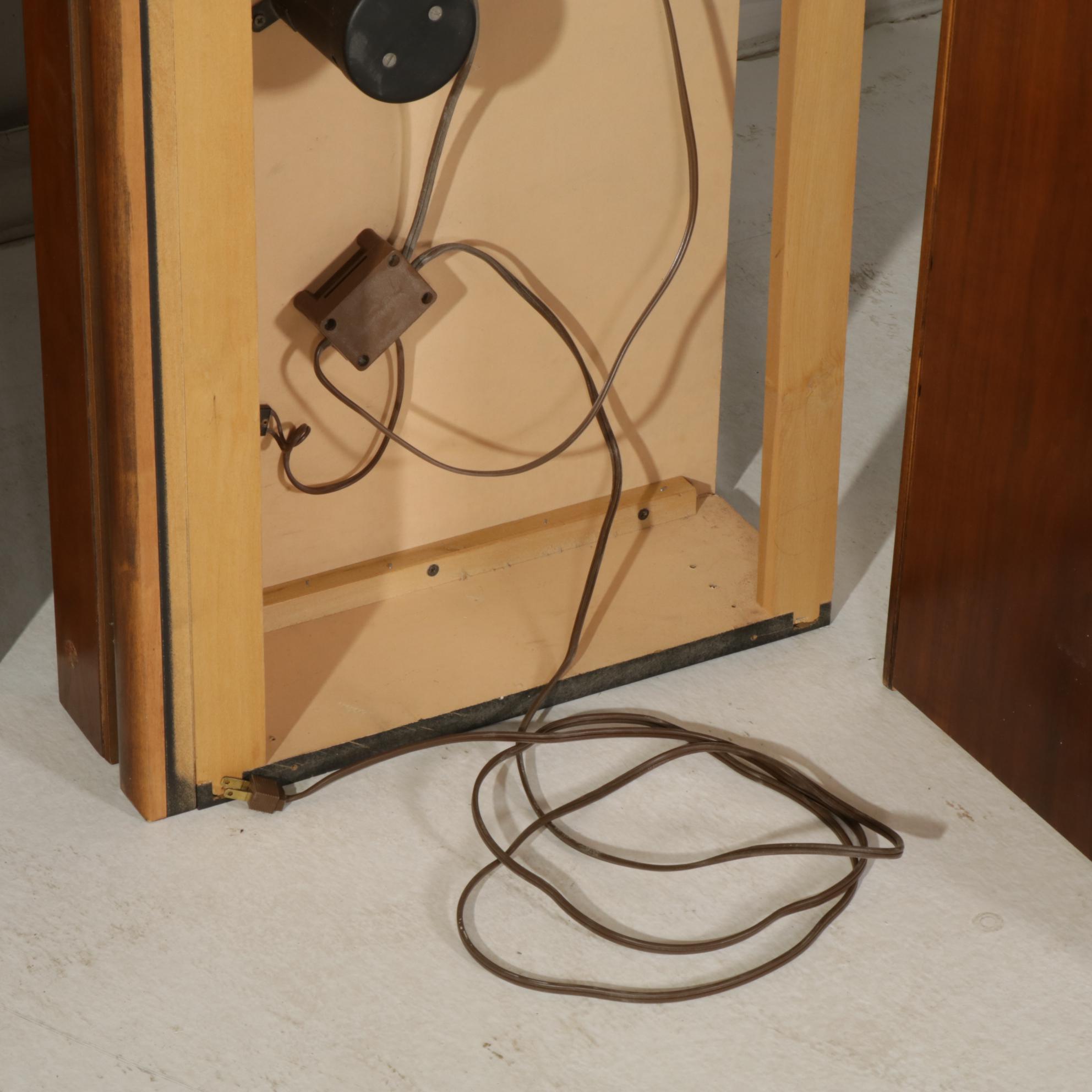 Bassett Mid Century Modern Walnut Wall Shelf Unit