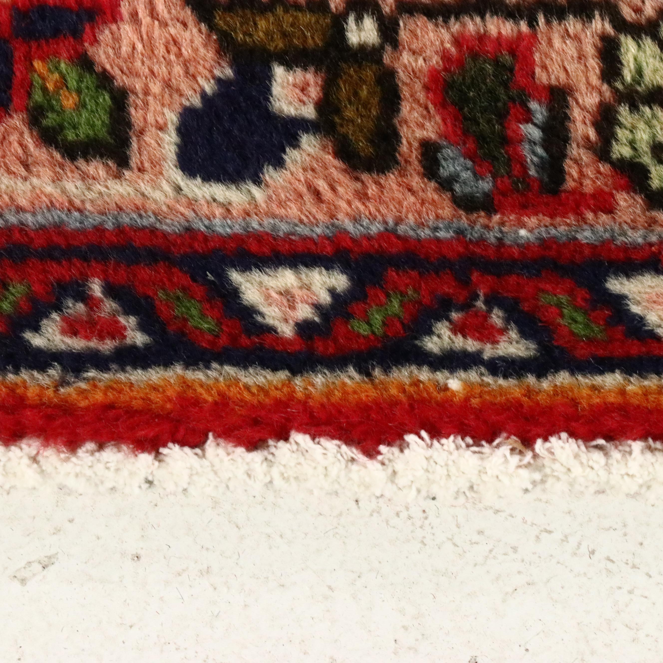 9'9 x 12'8 Hand-Knotted Indo-Persian Heriz Room-Sized Rug