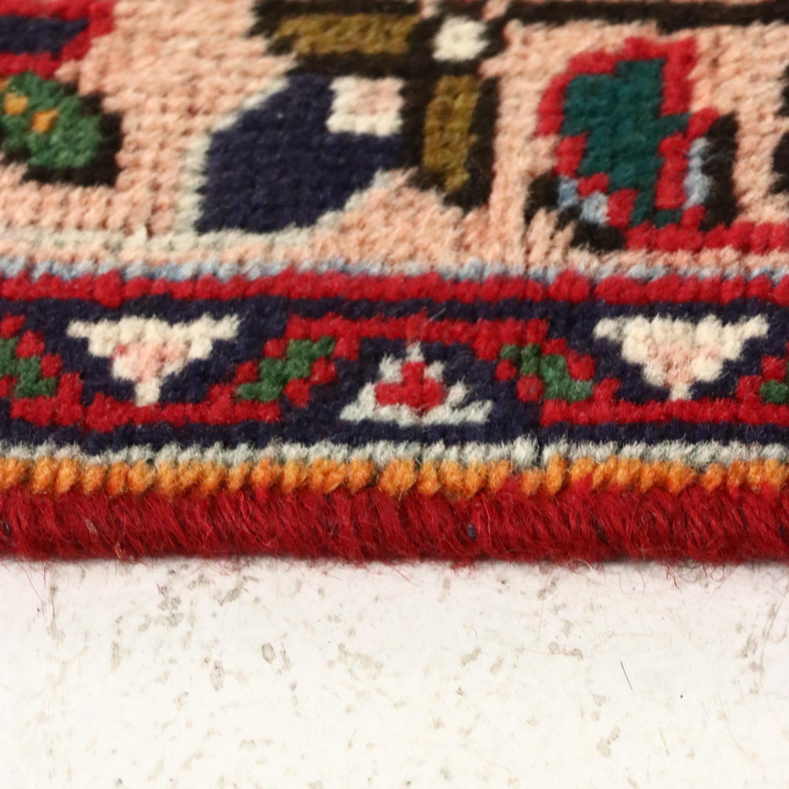 9'9 x 12'8 Hand-Knotted Indo-Persian Heriz Room-Sized Rug