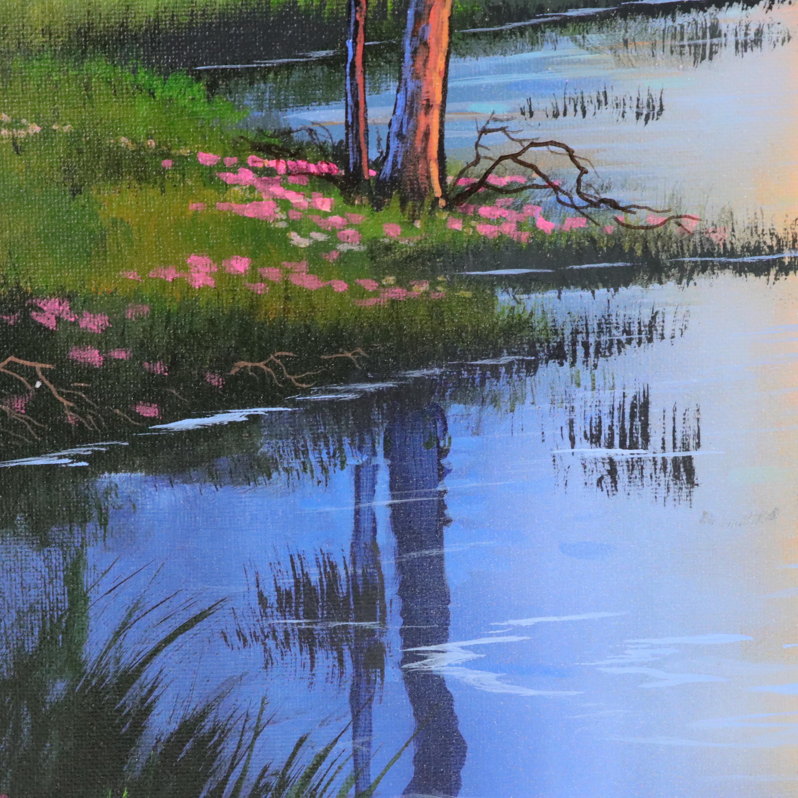 Douglas “Bumo” Johnpeer Landscape Oil Painting, 2025