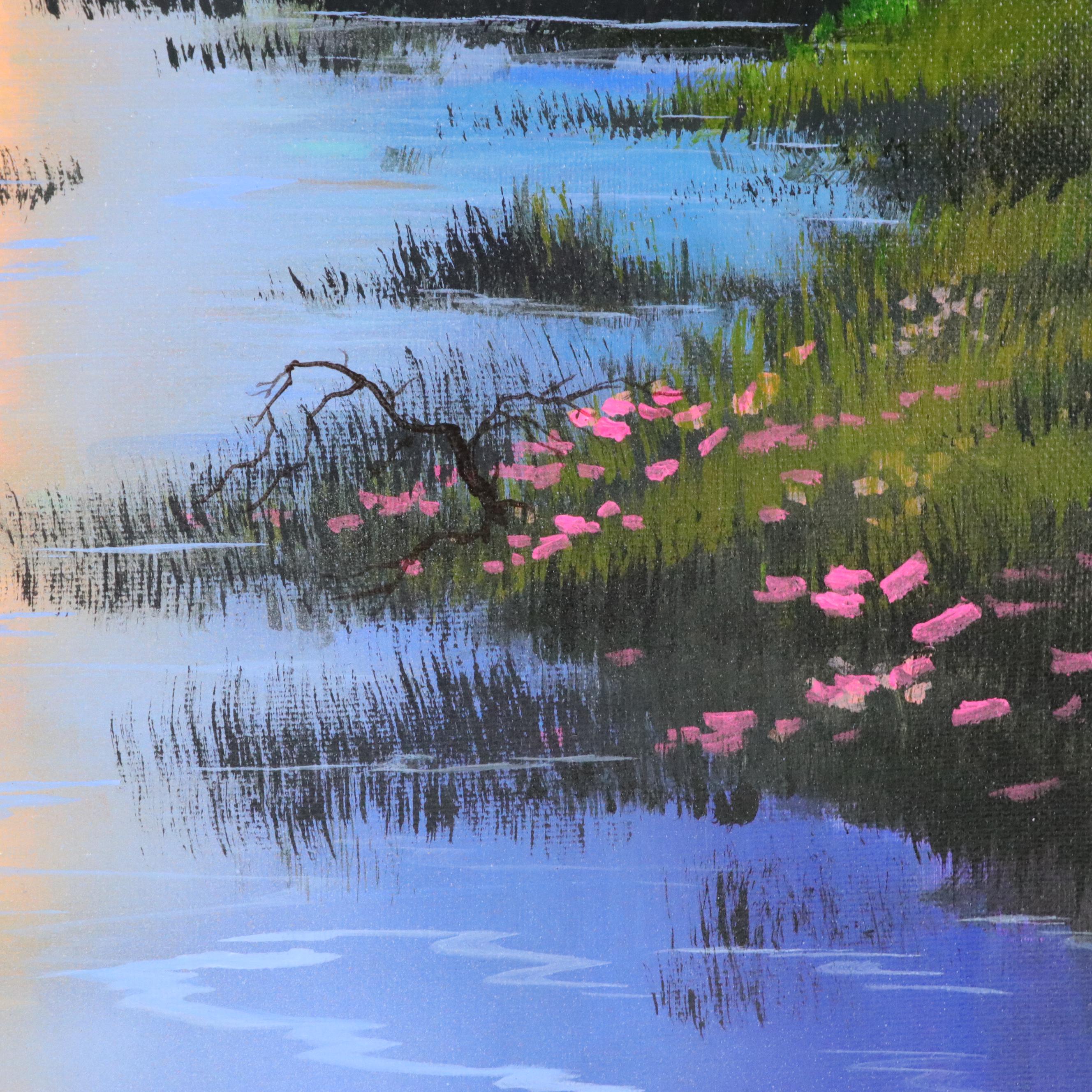 Douglas “Bumo” Johnpeer Landscape Oil Painting, 2025