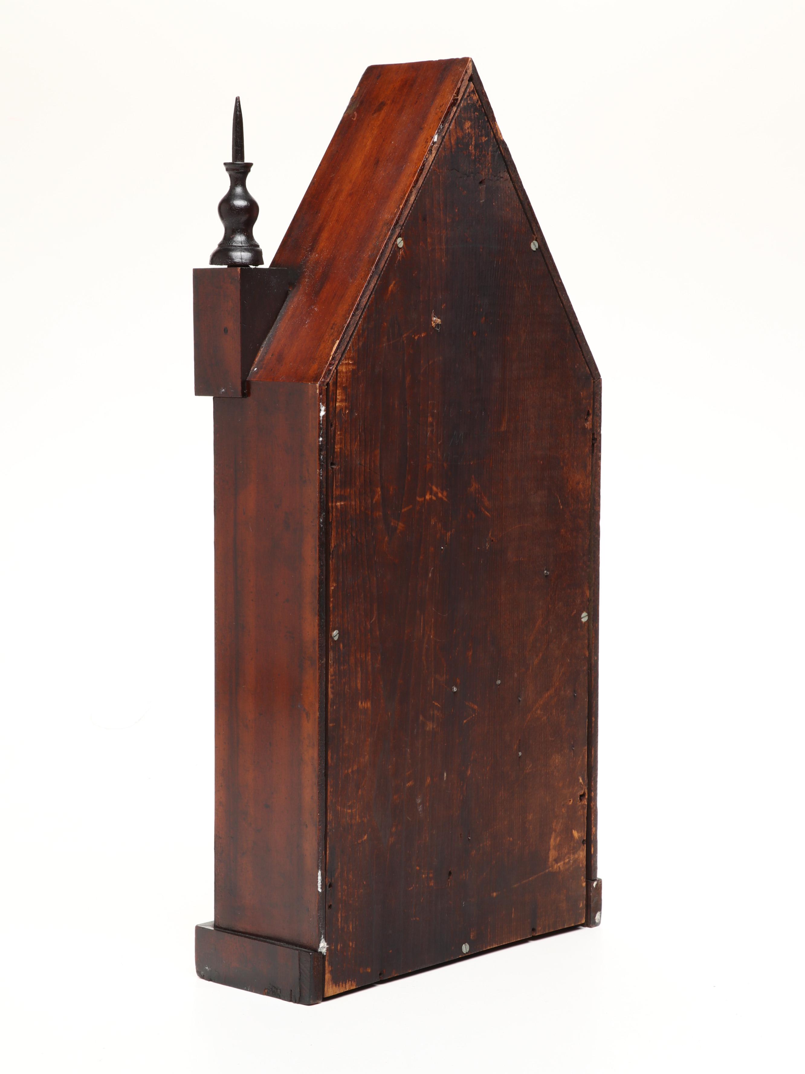 Wooden Waterbury Clock Company Hanging Wall Clock