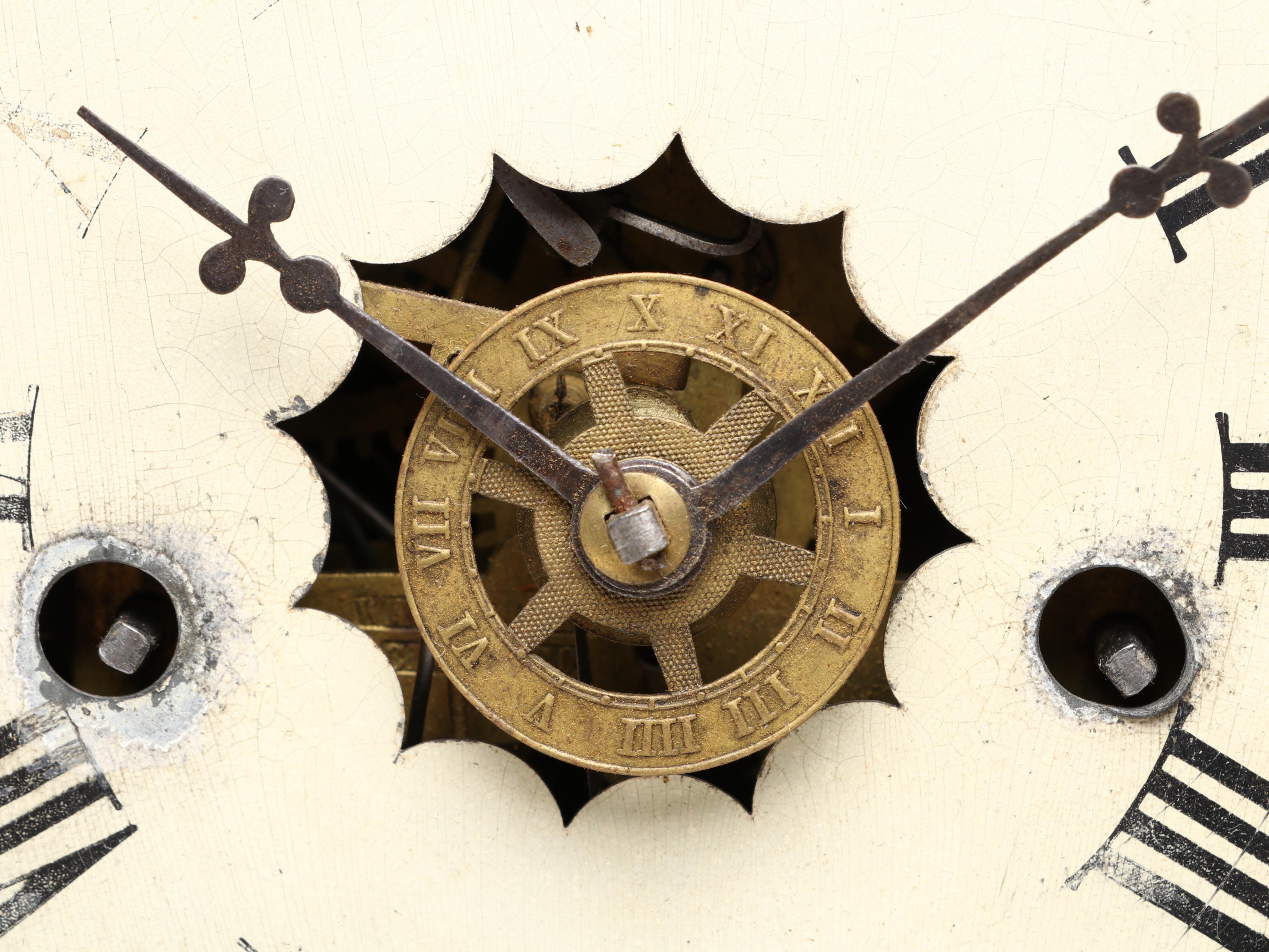 Wooden Waterbury Clock Company Hanging Wall Clock