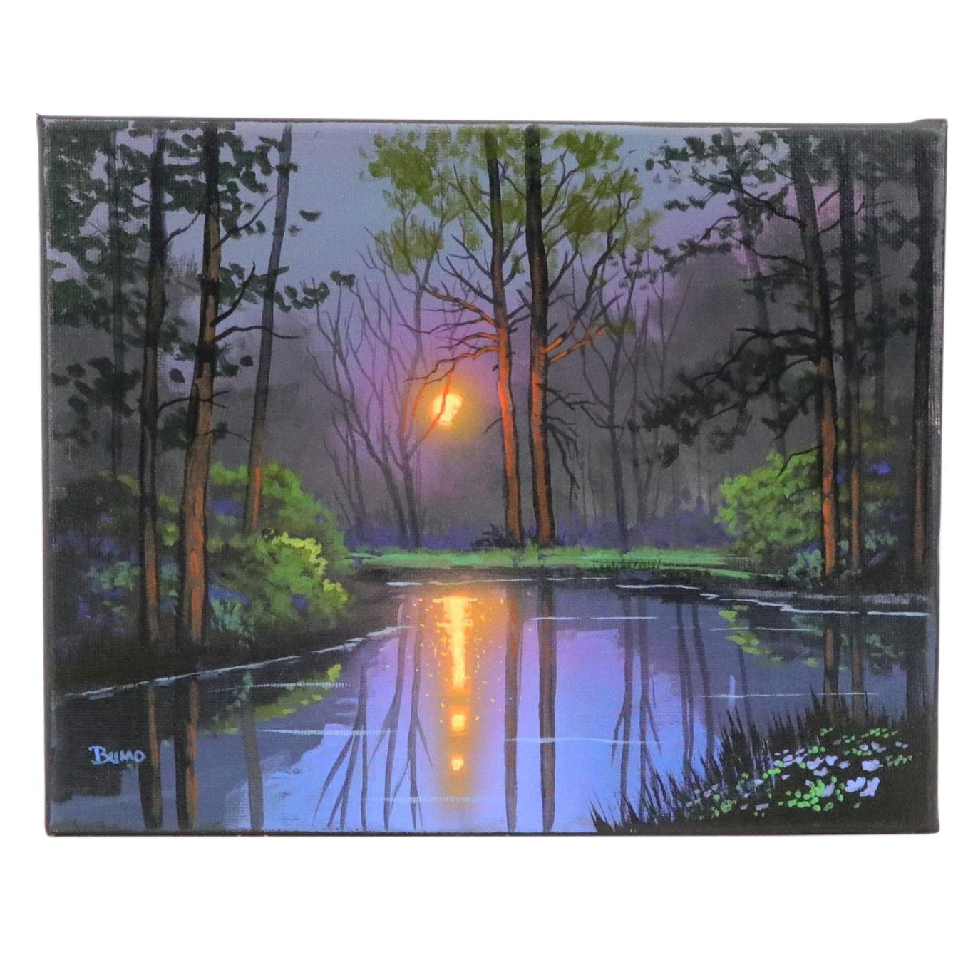 Douglas “Bumo” Johnpeer Landscape Oil Painting, 2025