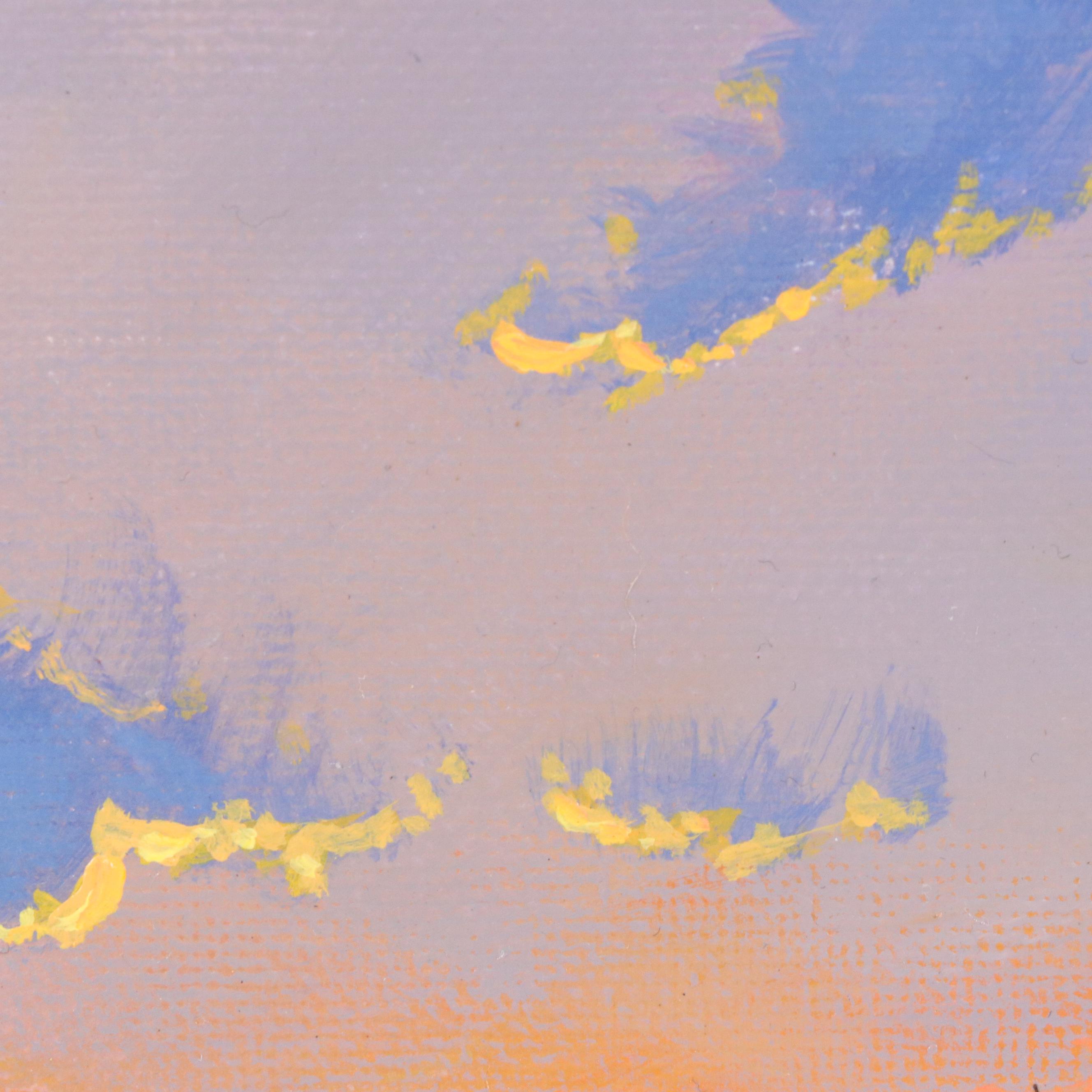 Douglas “Bumo” Johnpeer Sunset Landscape Oil Painting, 2025