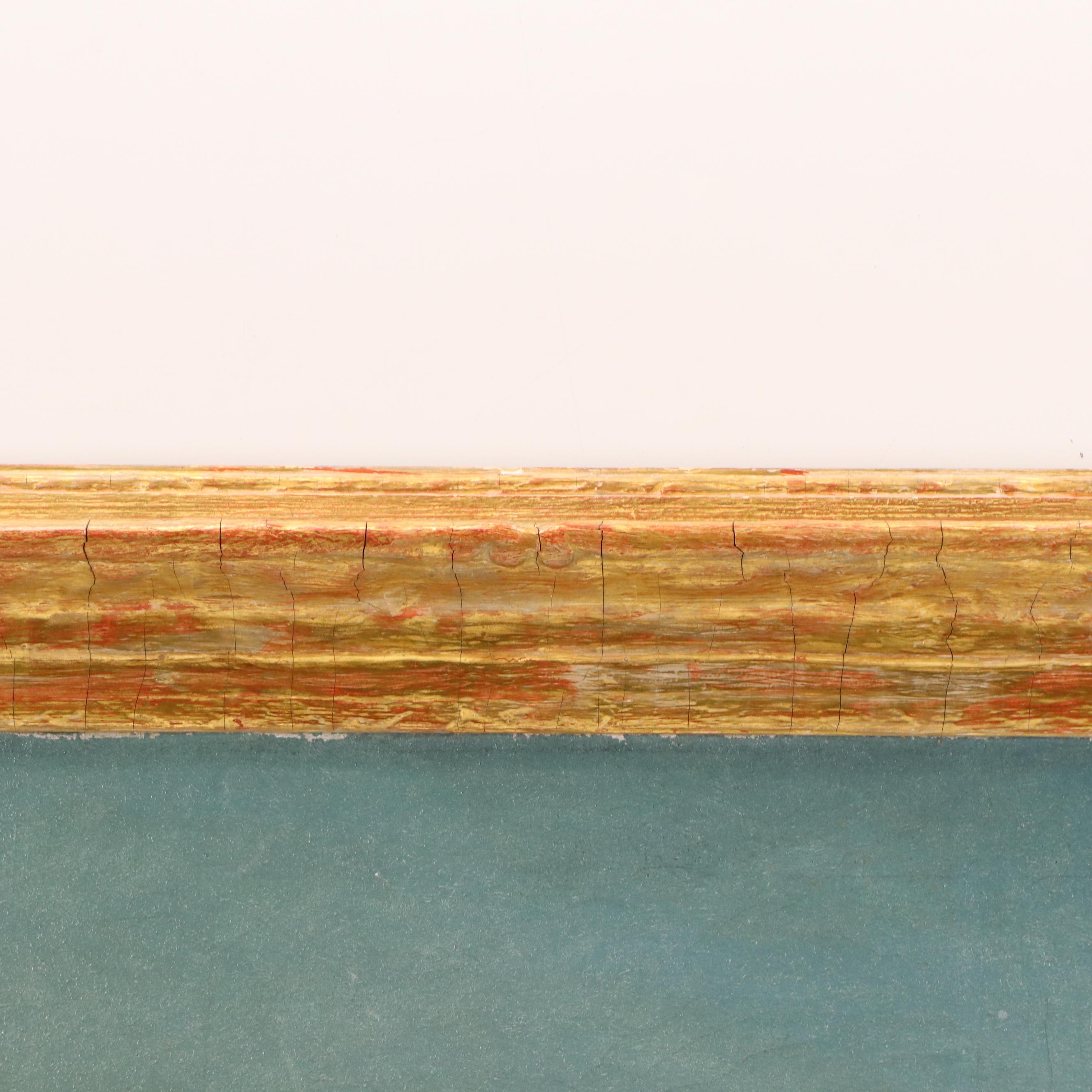 Frederick D. Ogden Oil Painting with Snowy Landscape, 20th Century