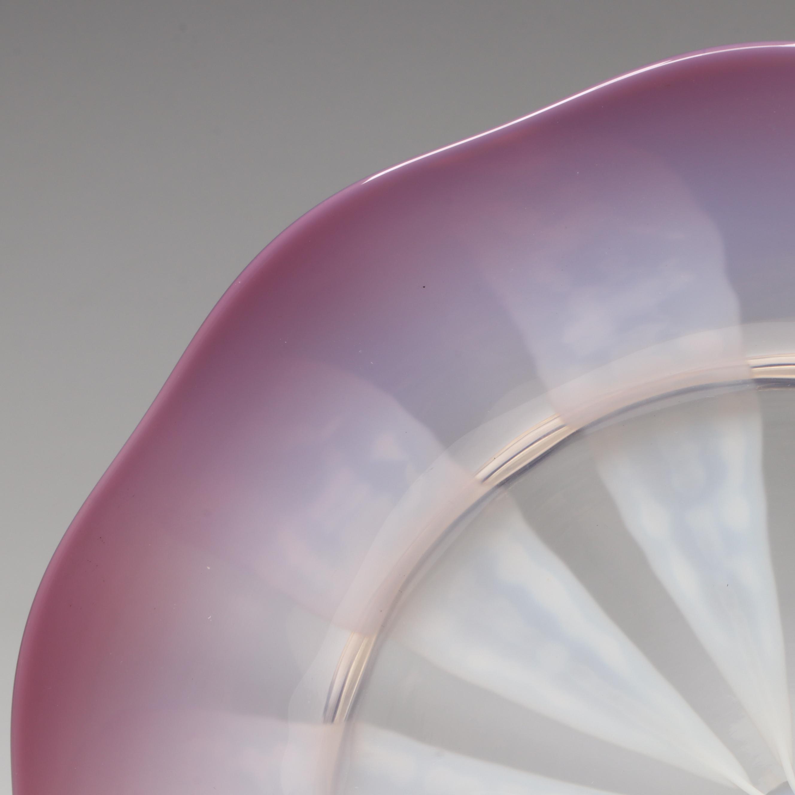 Louis Comfort Tiffany Favrile Glass Plate